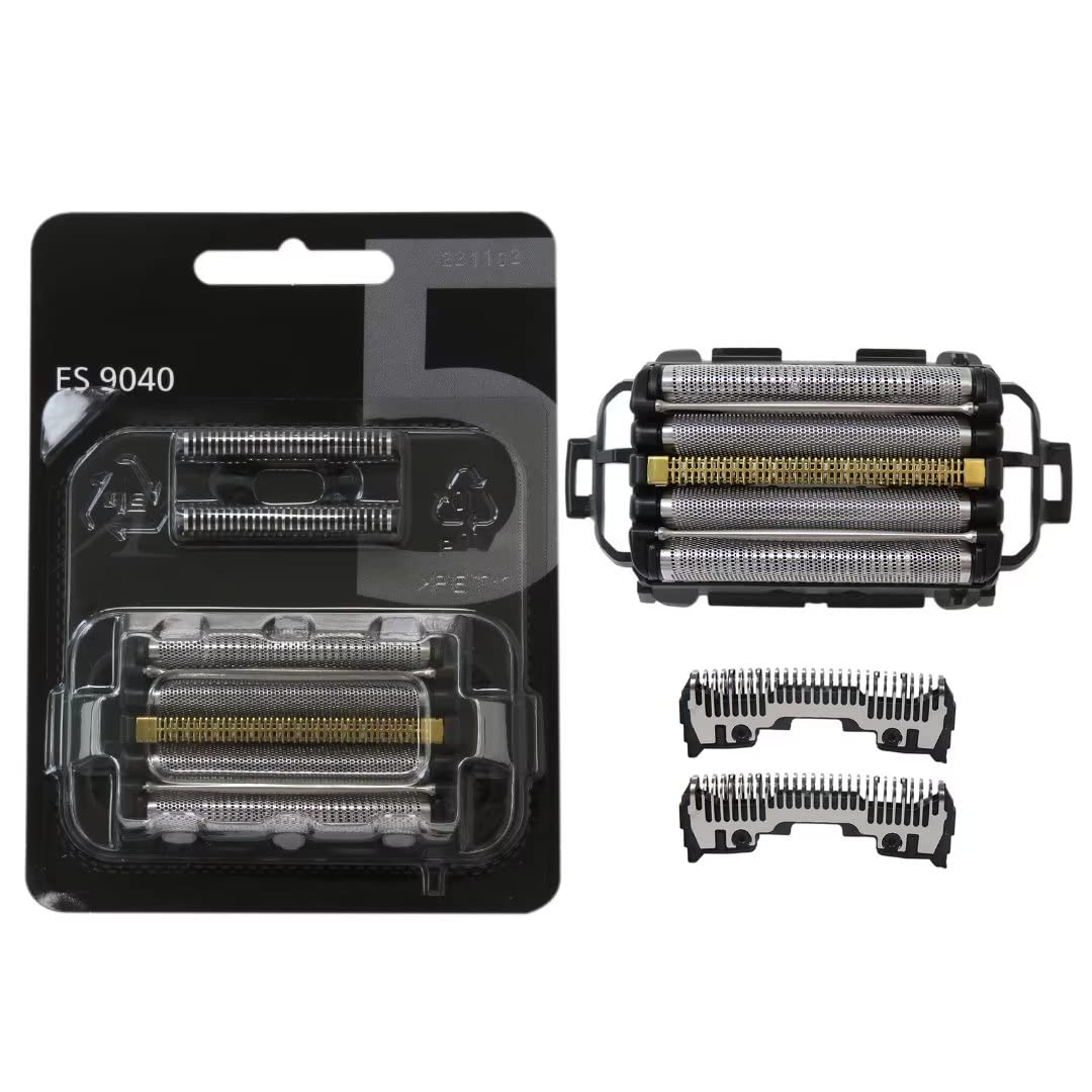 GRABOTE ES9040 Replacement 5-Blade Shaver Replacement Blades Set (Inner & Outer Blades) for Smooth Shaving - Perfect for Travel, Home Use & Grooming Kits