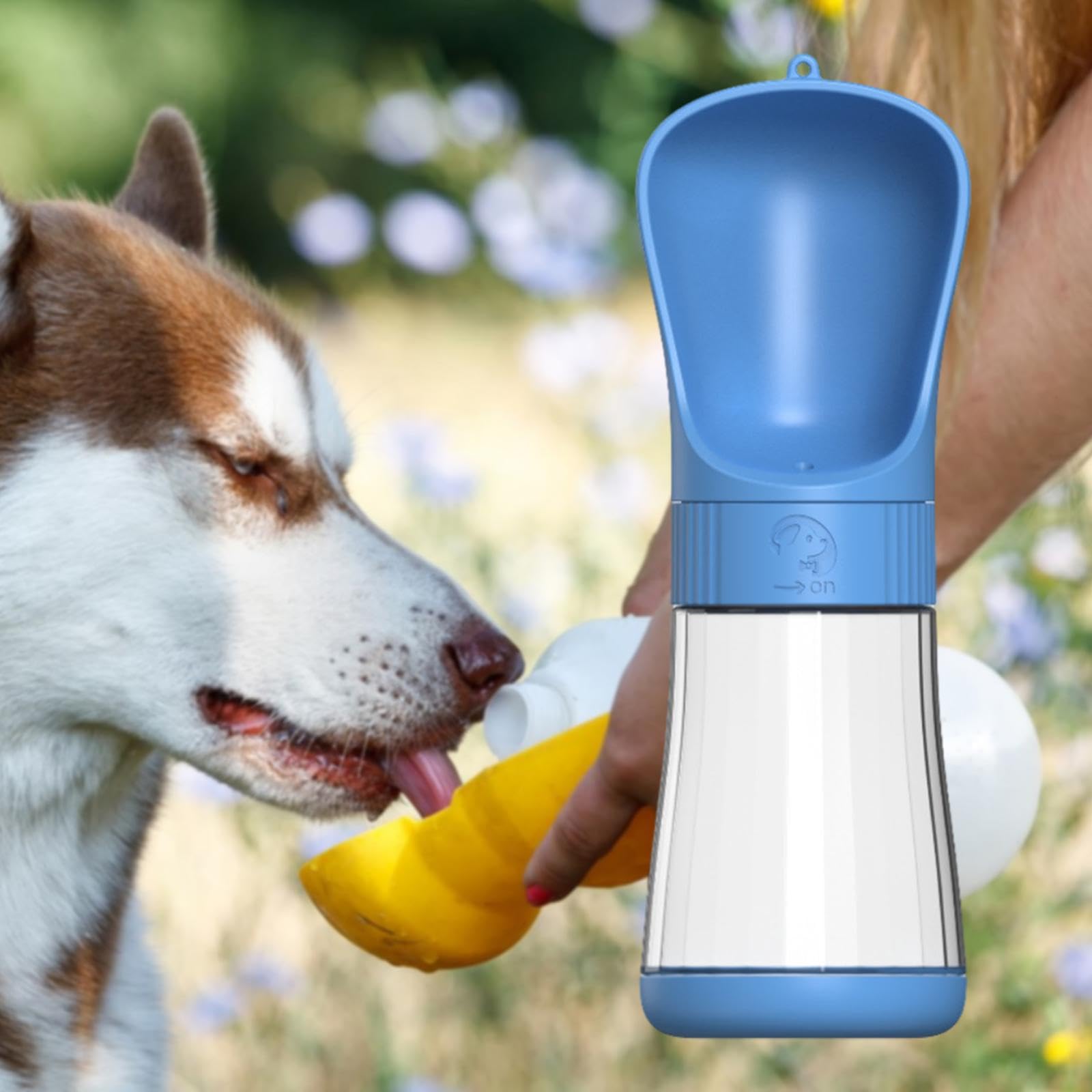 Foldable Pet Water Bottle & Dispenser for Dogs - Portable Travel Kettle for Walking, Camping, Hiking - Leakproof Outdoor Water Feeder - Perfect for Pets on the Go