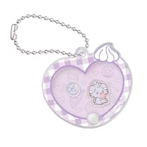 Pokemon Poke Peace Sweets Shop Acrylic Keychain - Takara Tomy 2-Inch Collectible Toy for Backpacks, Keyrings & Anime Merch Displays