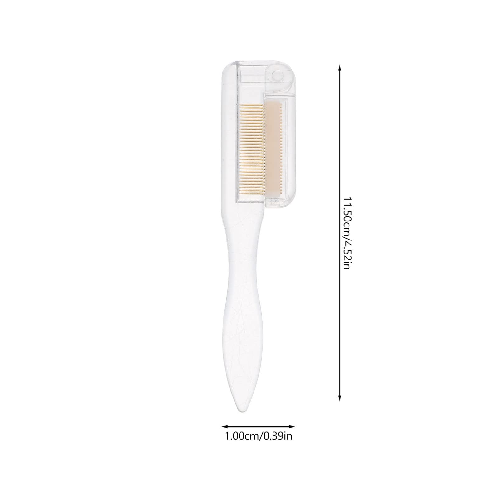 Lurrose Eyebrow Brush & Eyelash Comb Set - 2 Pack Metal Teeth Mascara Separator, Eyelash Extensions Tool, Makeup Brush for Perfect Lashes & Brows | Ideal for Professional Makeup Artists & Home Beauty Routines