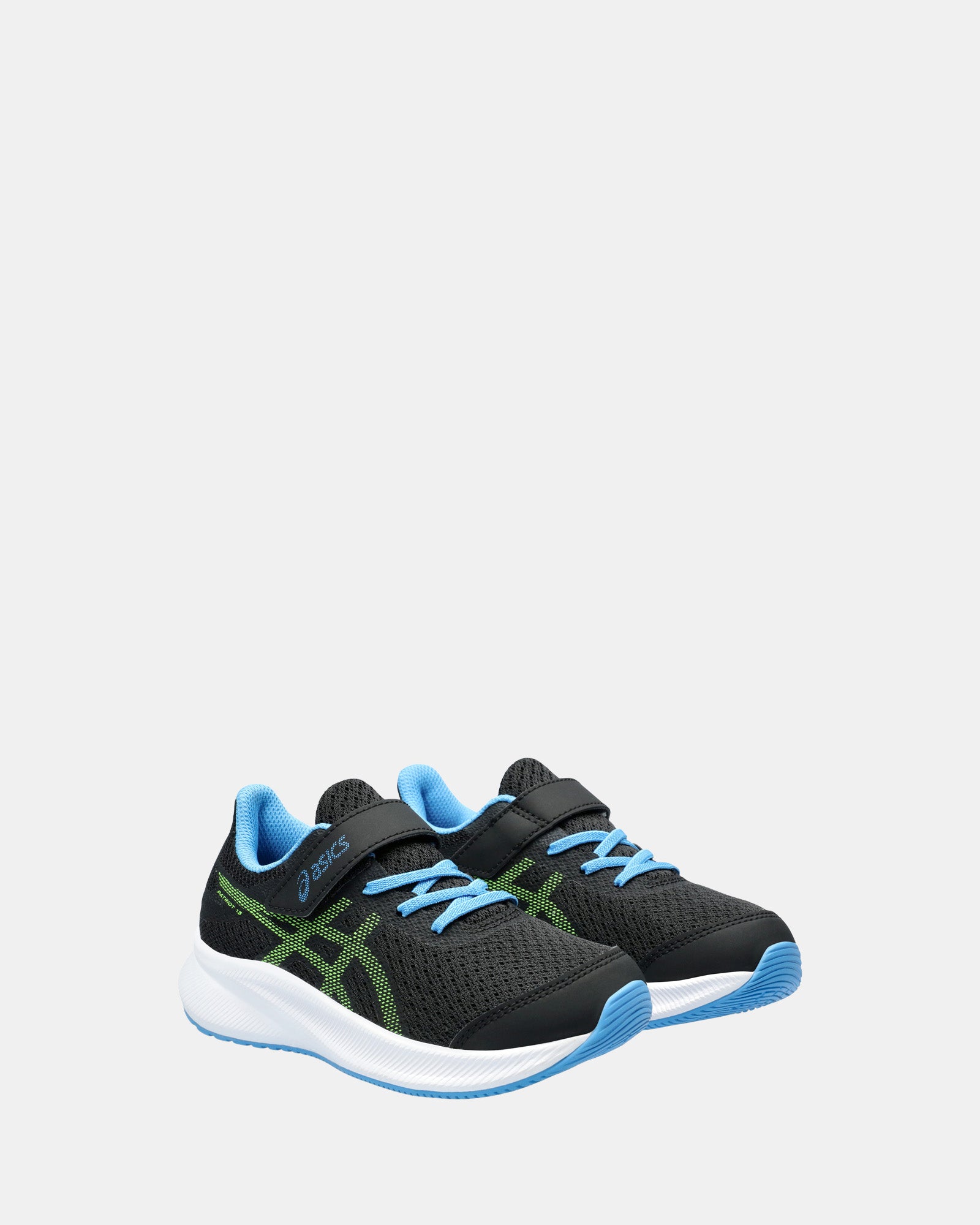 Patriot 13 Pre School Kids Shoes - Black/Electric Lime - Lightweight & Durable Sneakers for Boys & Girls - Perfect for Running, Playground & Everyday Wear