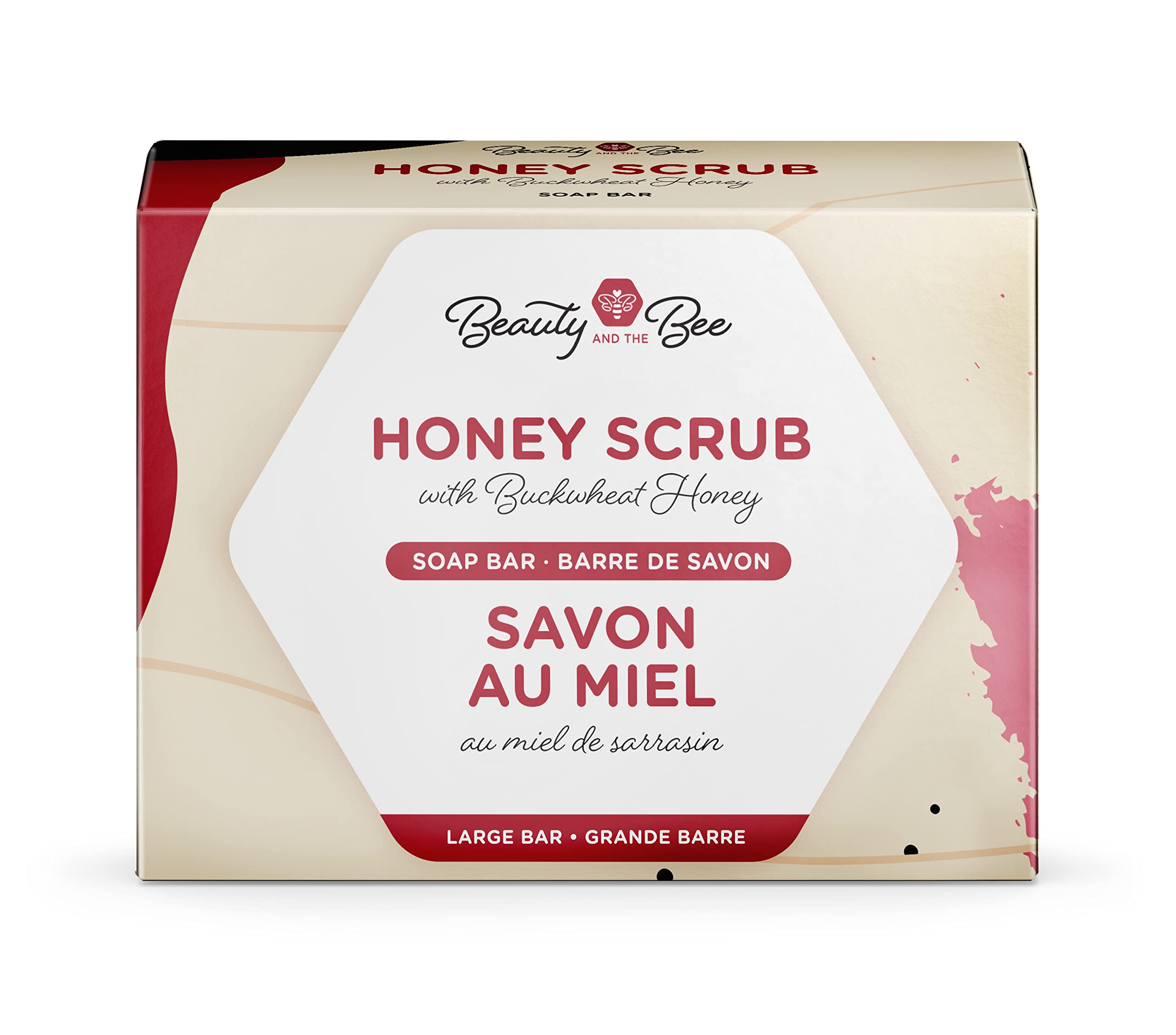 Natural Honey Scrub Soap for Face & Body - Exfoliating & Moisturizing Cleanser for Glowing Skin | Perfect for Spa Day, Dry Skin Care & Gift Sets