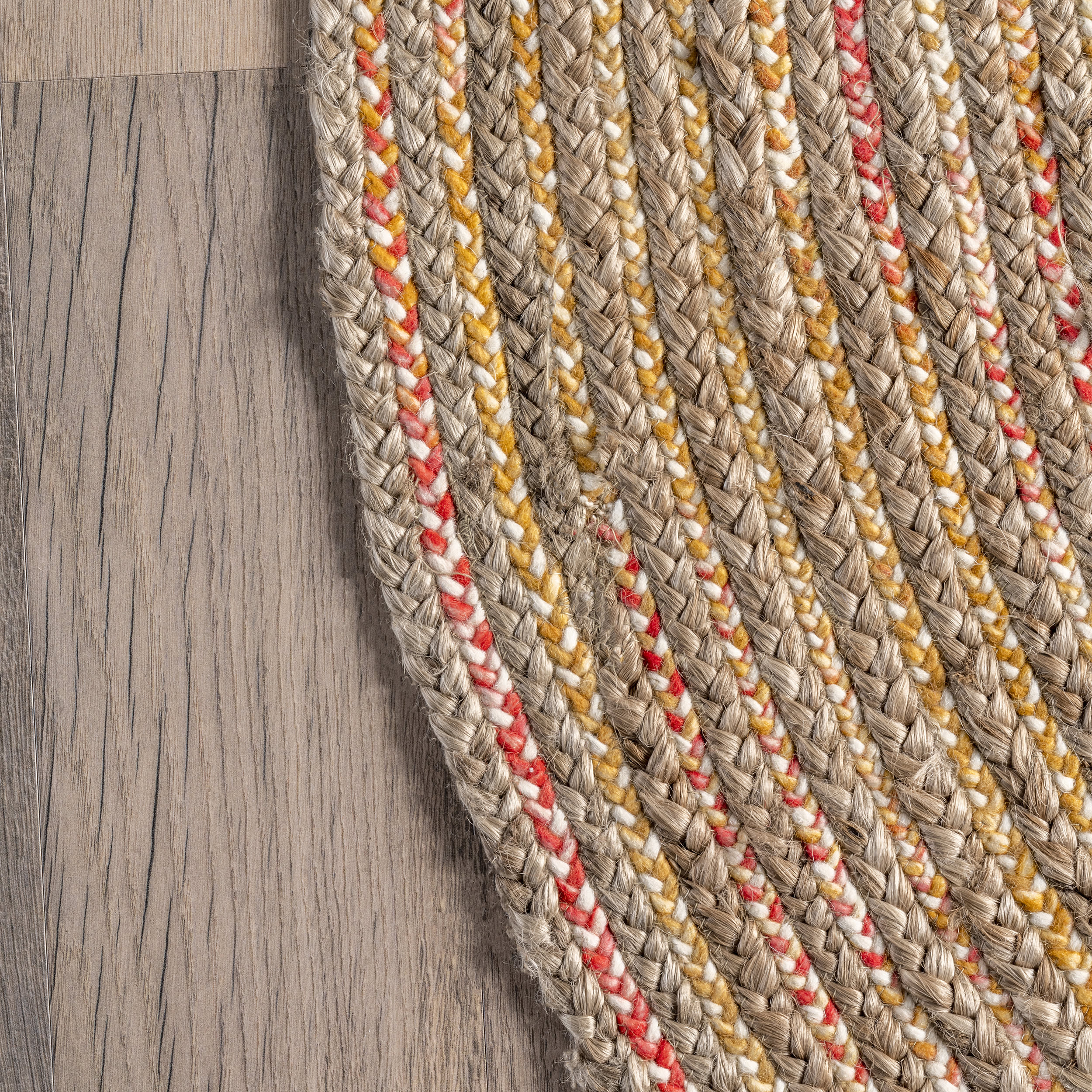 Handmade Braided Jute Rug - Natural Fiber Floor Mat for Boho Home Decor | Perfect for Living Room, Bedroom, or Patio