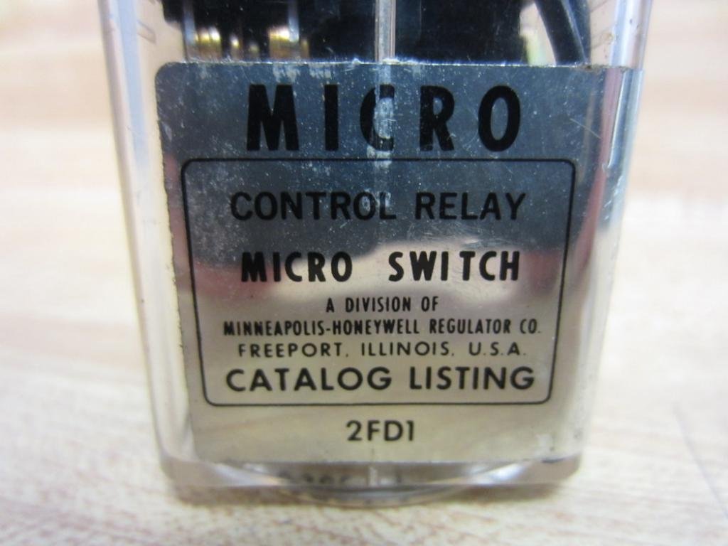 Honeywell 2FD1 Micro Switch Control Relay - Durable Electrical Component for Industrial Automation & Home Appliances | Perfect for HVAC, Robotics, and Safety Systems