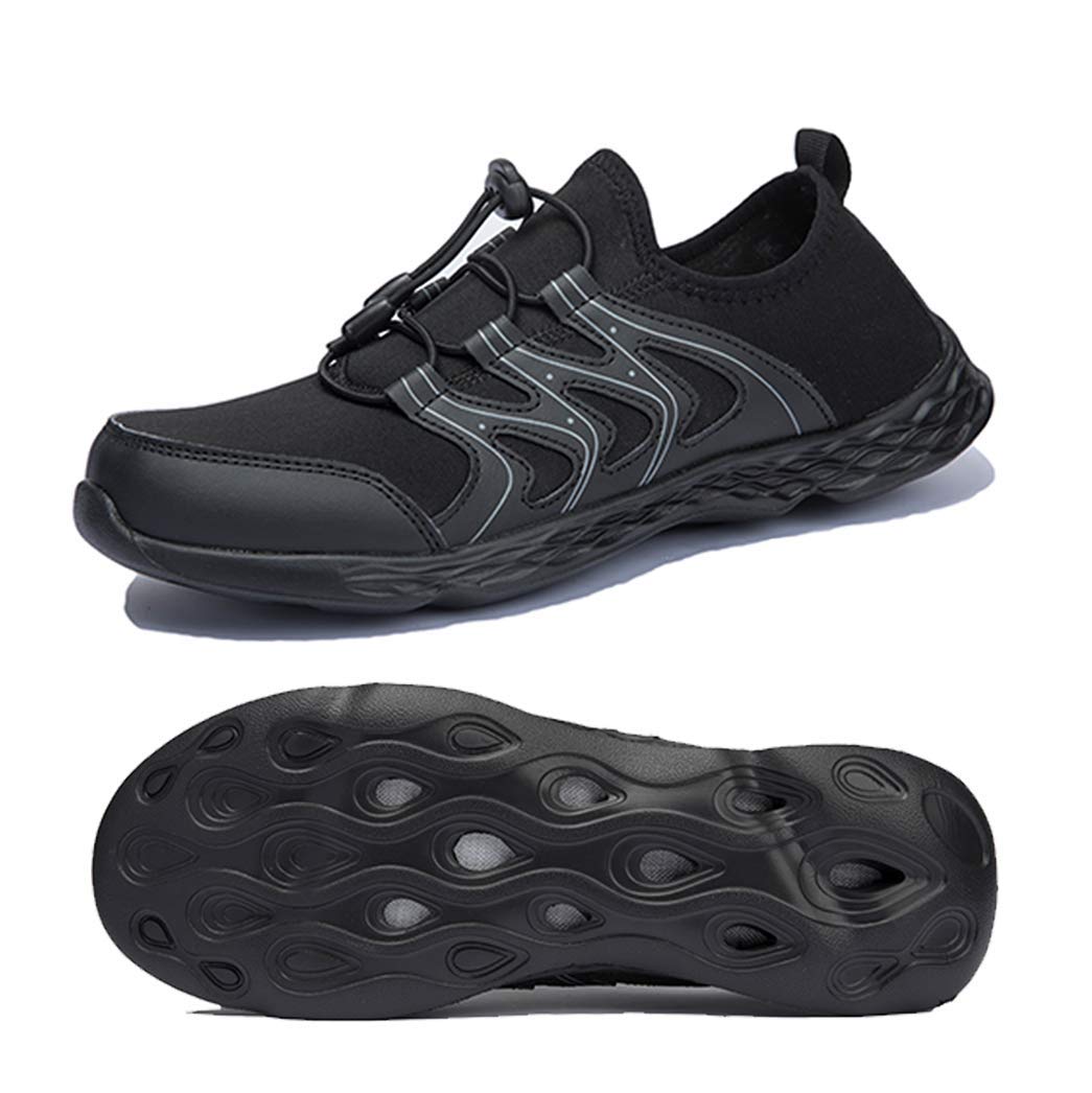 Men's Quick Dry Water Shoes - Lightweight Slip-On Athletic Water Sport Walking Shoes for Beach, Pool, and Outdoor Adventures