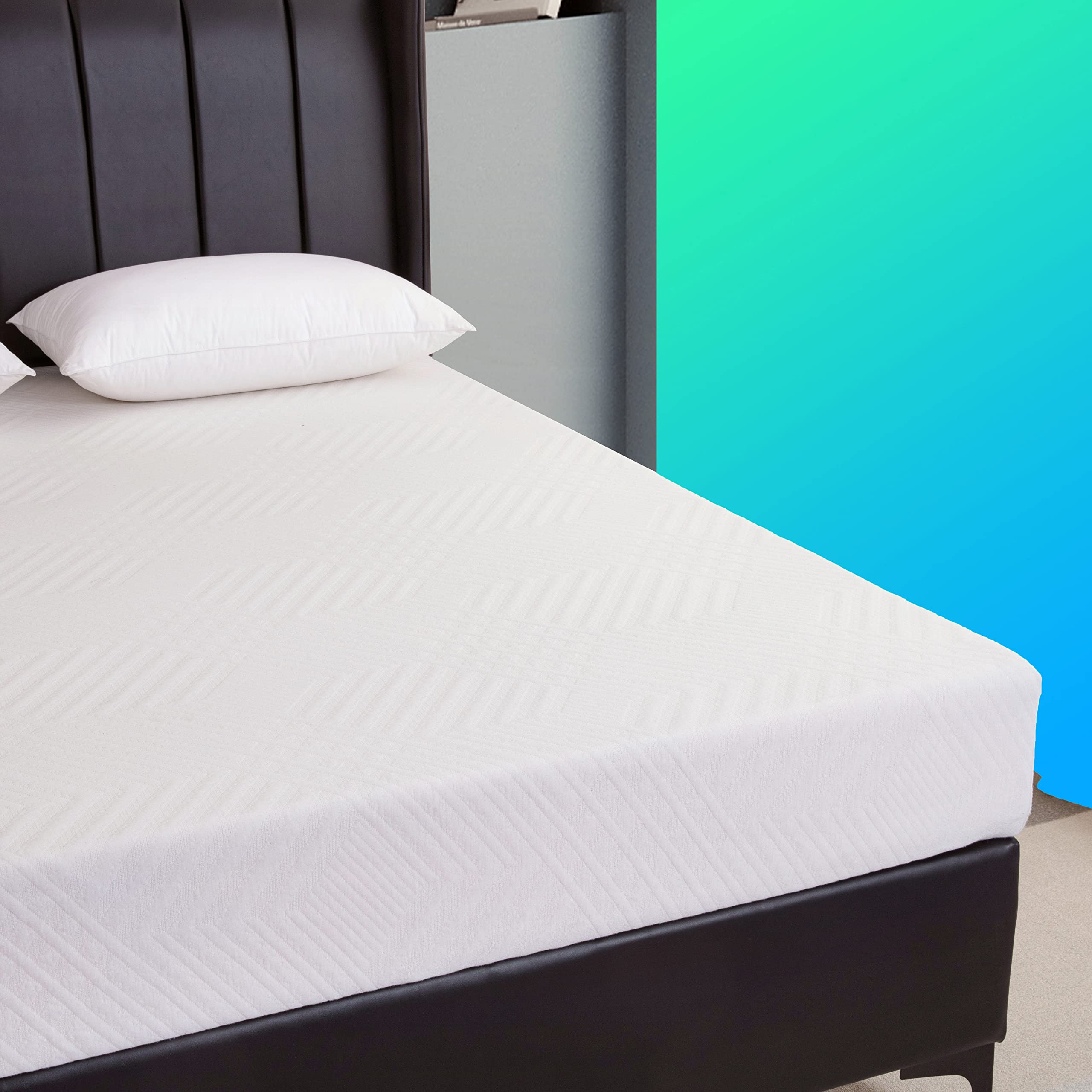 Koorlian® 8 Inch Memory Foam Mattress - CertiPUR-US Certified, Graphene Technology & Green Tea Cooling Gel, Medium Firm Support, Made in USA (Twin XL) | Perfect for Guest Rooms, Dorm Beds & Apartment Living