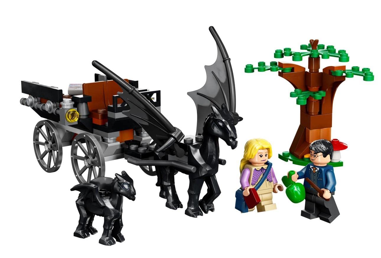 LEGO 76400 Harry Potter Thestral Carriage Hogwarts Toy Set with Minifigures – Magical Building Kit for Kids Ages 7+ | Wizarding World Playset for Creative Play & Collectors