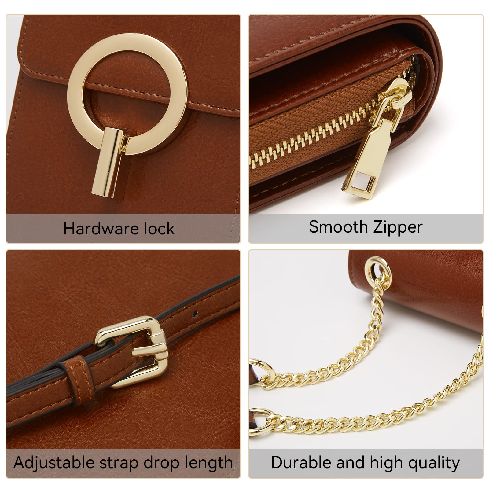 Stylish Small Crossbody Bags for Women - Fashionable Phone Purse with Adjustable Strap | Perfect for Travel, Shopping & Everyday Use