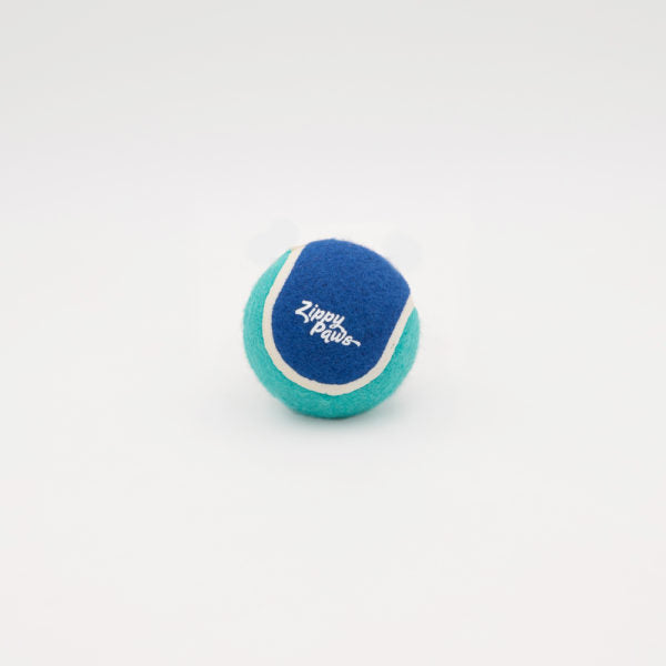 ZippyPaws ZippyBallz 3-Pack Squeaky Tennis Balls for Dogs - Interactive Fetch Toys for Indoor & Outdoor Play, Training, and Bonding with Your Pet