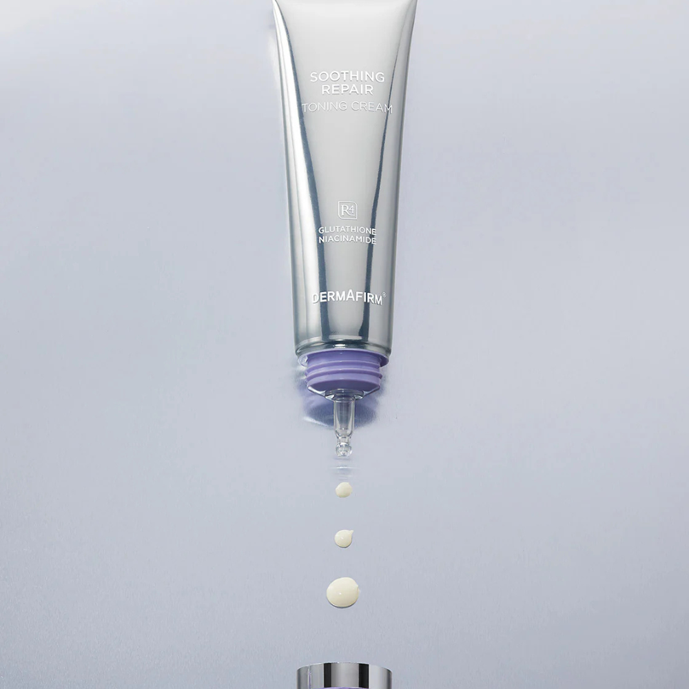 DERMAFIRM Soothing Repair Toning Cream R4 - 50ml Hydrating Facial Moisturizer for Sensitive Skin | Reduce Redness & Improve Skin Texture | Perfect for Daily Skincare Routine & Post-Treatment Care