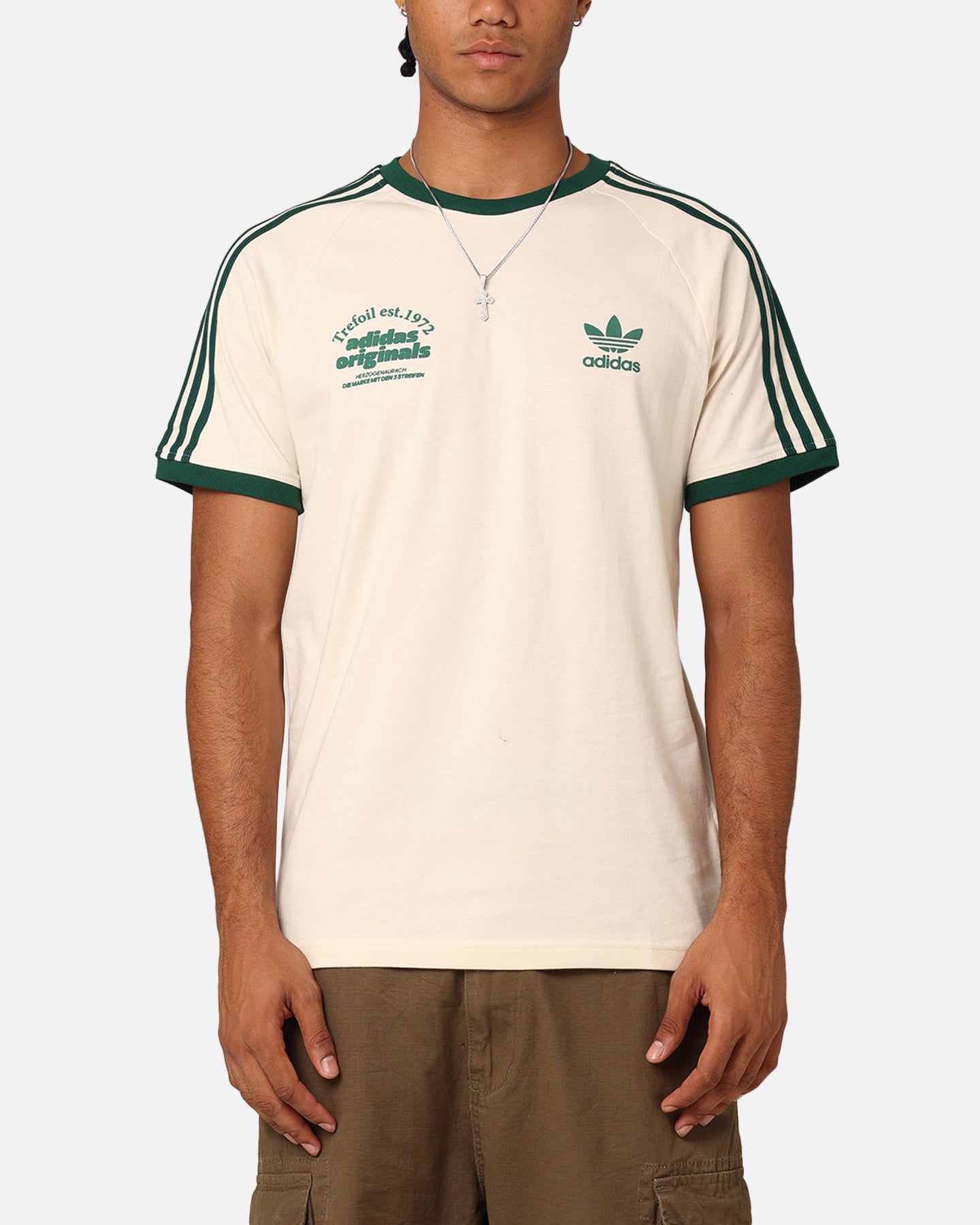 Adidas Sport Graphic Cali T-Shirt for Men - Wonder White - Casual Wear & Street Style Fashion - Perfect for Gym, Running, and Everyday Outfits