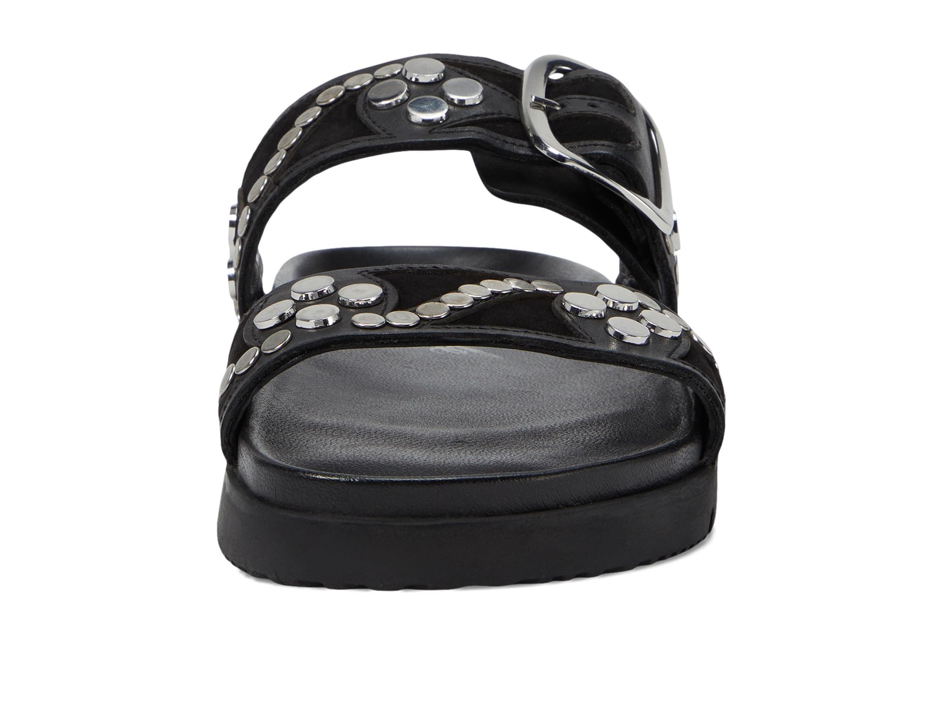 Free People Revelry Studded Sandals for Women - Boho Chic Leather Strappy Heels - Perfect for Summer Weddings, Beach Vacations & Date Nights