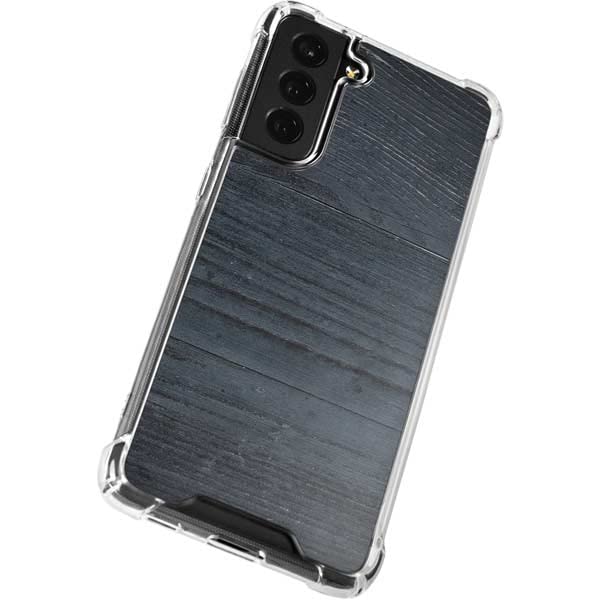 Premium Clear Phone Case for Samsung Galaxy S22 Plus - Slim Protective Cover with Stylish Charcoal Wood Design | Perfect for Everyday Use, Work & Travel Protection