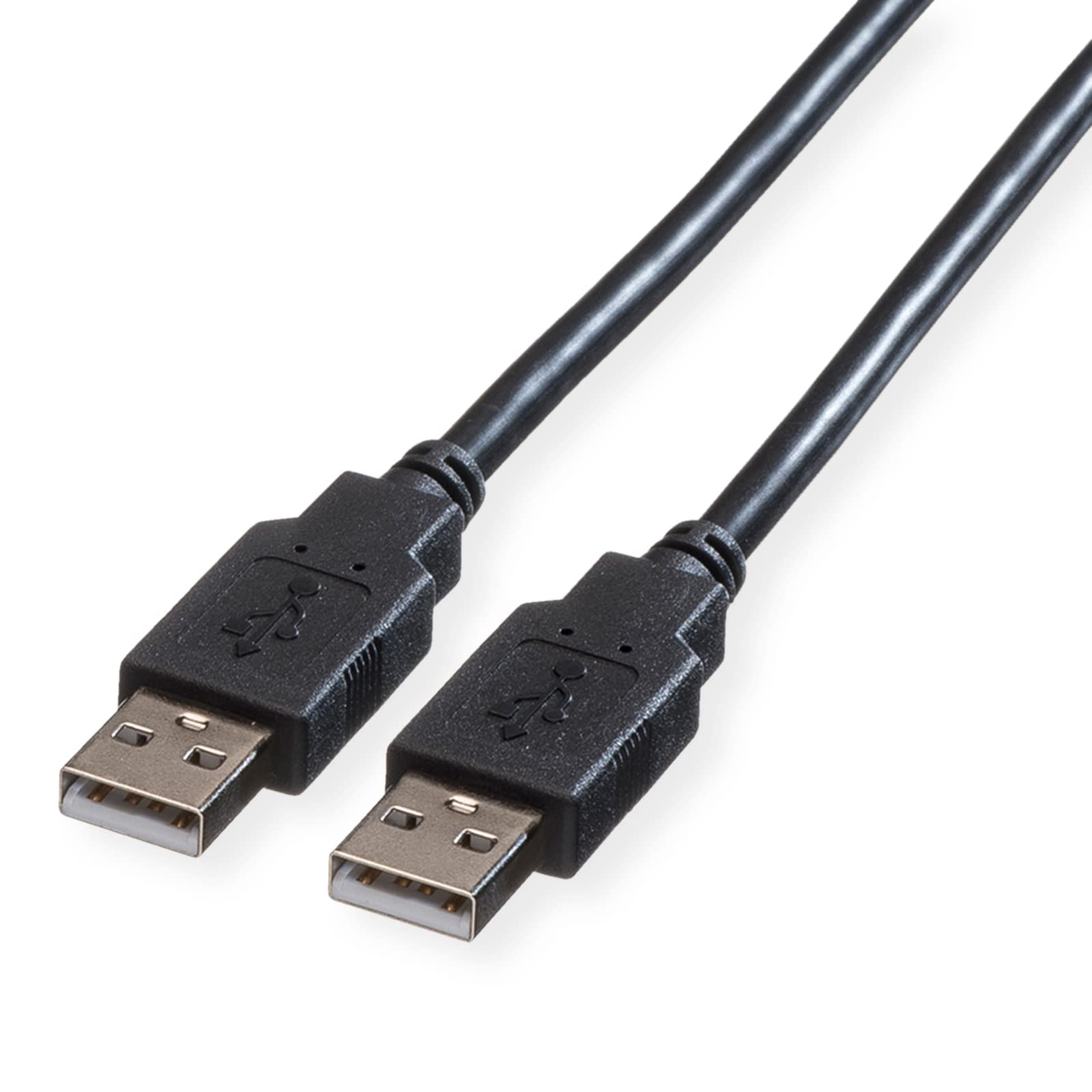 High-Speed USB 2.0 Cable A Male to A Male 4.5m (15ft) - 4-Pin Connector - Durable Black Data Transfer Cable for Computers, Printers, Scanners & External Hard Drives - Perfect for Office, Home & Gaming Setups