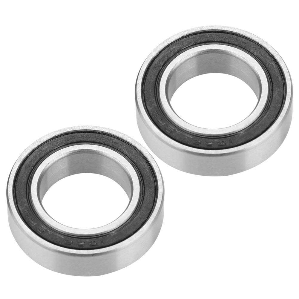 15x26x7mm Rubber Sealed Ball Bearing (4 Pack) - 15267-2RS Deep Groove Bearings for Power Tools, Electronic Equipment, Pumps & Motors - Ideal for CNC Machinery, Automotive Parts & Industrial Applications