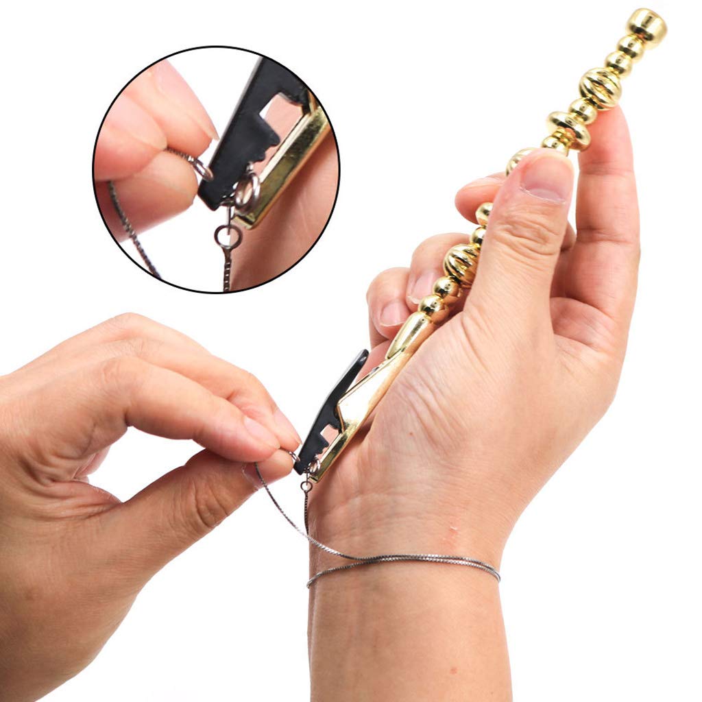 Angwang Bracelet Helper - Jewelry Fastening Aid for Watches & Bracelets, Quick Release Clasp Tool, Gold Jewelry Helper for Women - Perfect Gift for Mother's Day, Birthday & Special Occasions
