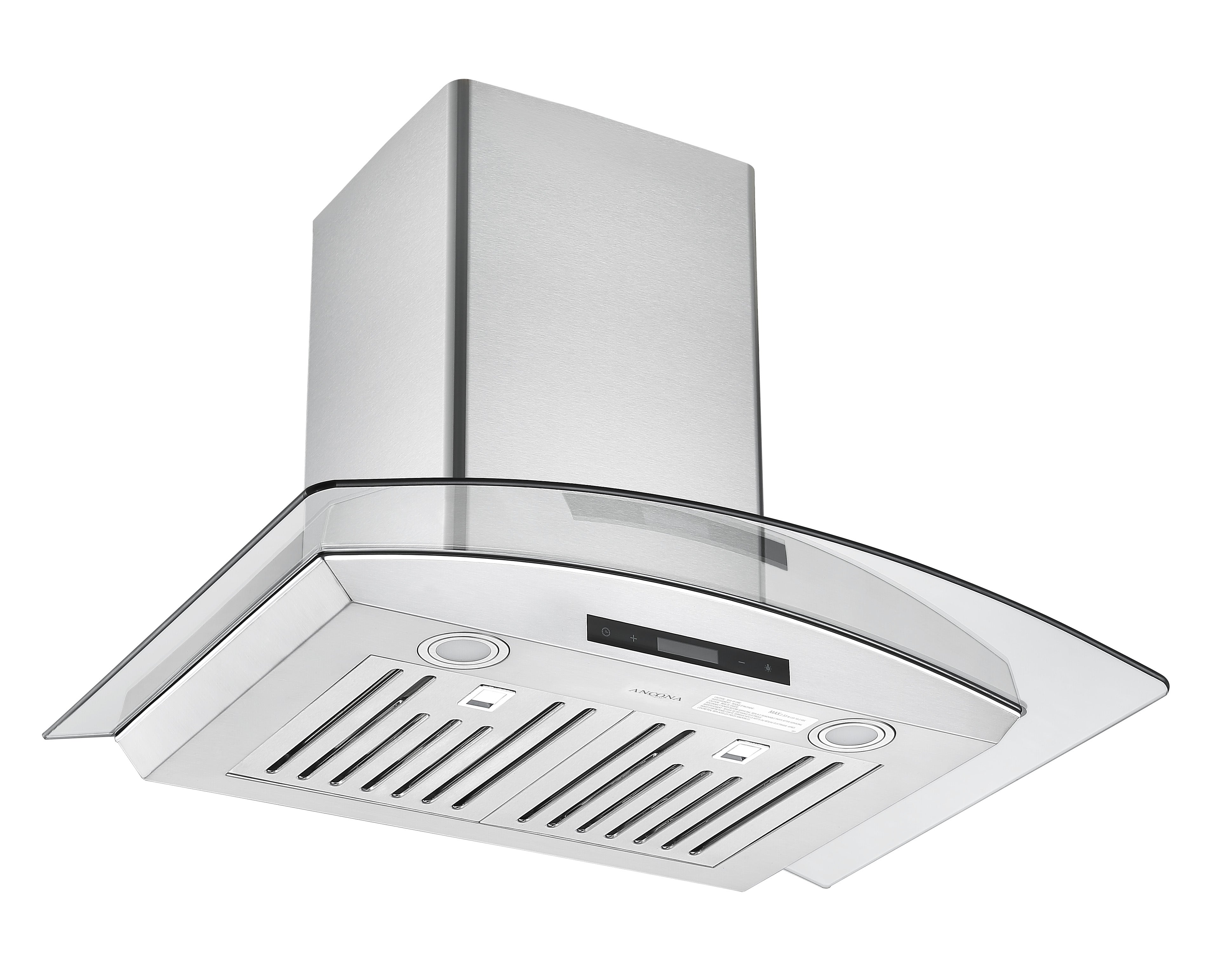 GCB630 30-Inch Stainless Steel Glass Canopy Range Hood - Powerful Kitchen Ventilation for Modern Homes