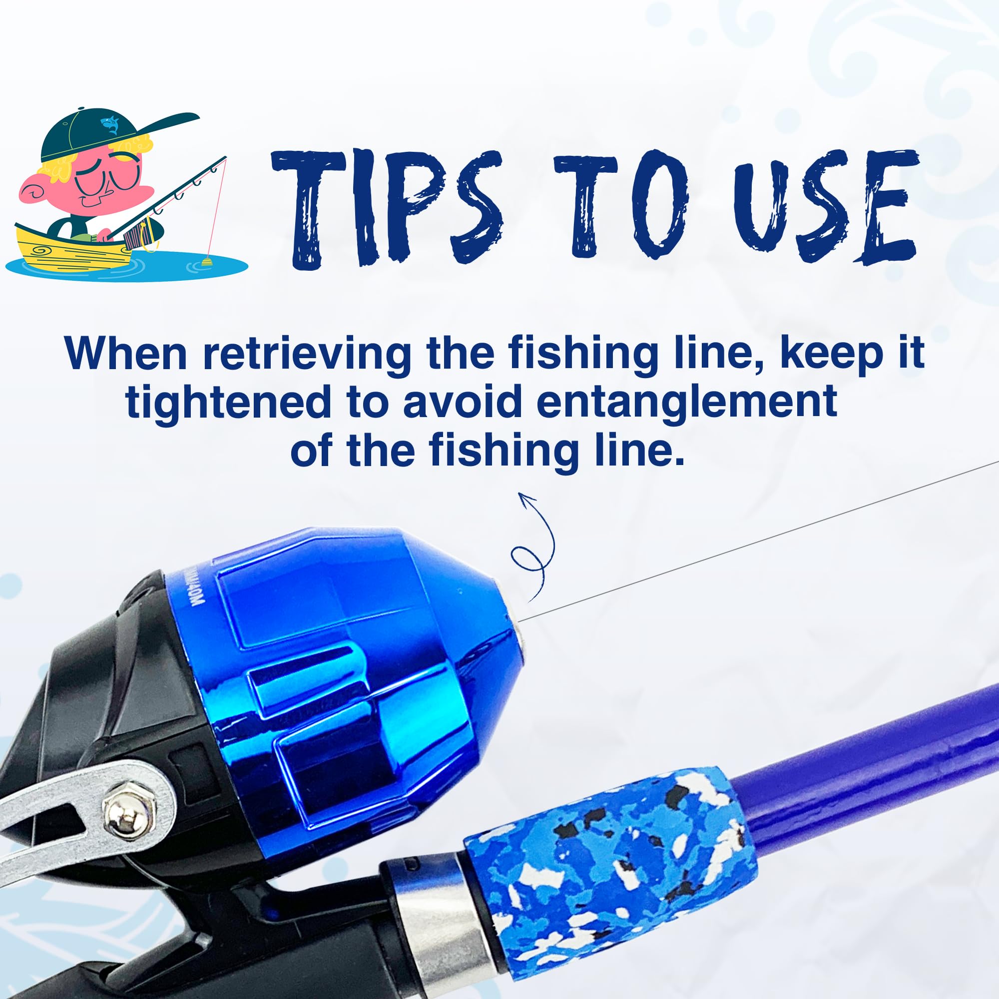 **Kids Fishing Pole Set - Telescopic Fishing Rod & Reel Combo with Tackle Box & Net - Portable Fishing Gear for Boys & Girls - Perfect for Toddlers & Youth Outdoor Adventures**    *(Use Cases: Great for family fishing trips, backyard ponds, lakeside camping, and beginner angler practice.)*