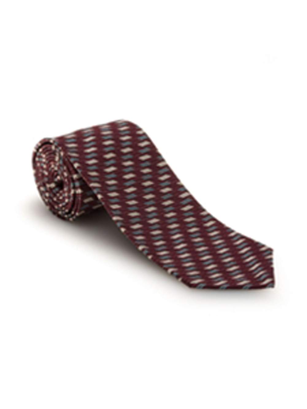 Stylish Geometric Pebble Beach Seven Fold Tie for Men - Perfect for Weddings, Business Meetings & Formal Events