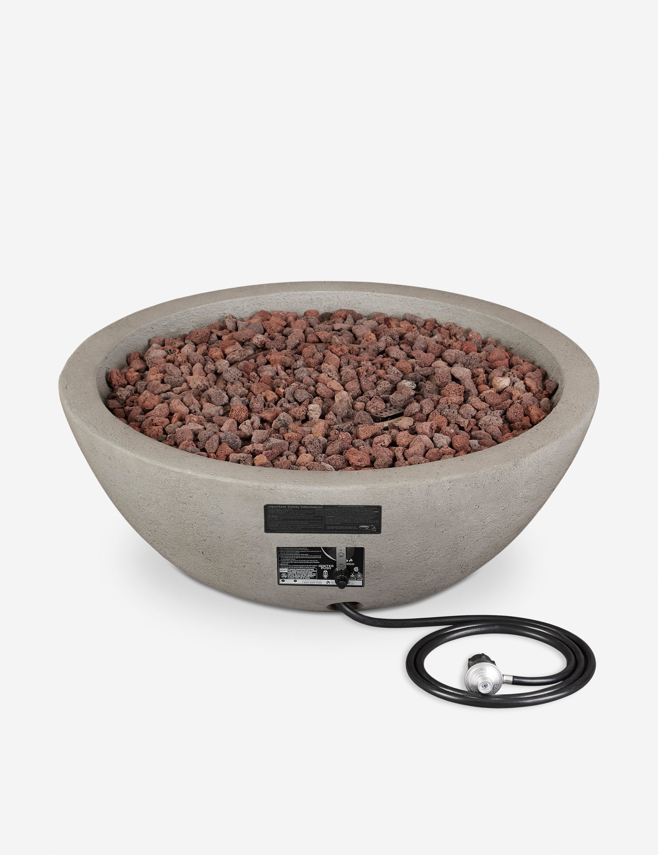 Fernanda Fire Bowl - Outdoor Fire Pit Bowl for Backyard, Patio, and Garden - Rust-Resistant Steel Fire Bowl with Spark Screen - Perfect for Camping, Bonfires, and Outdoor Gatherings