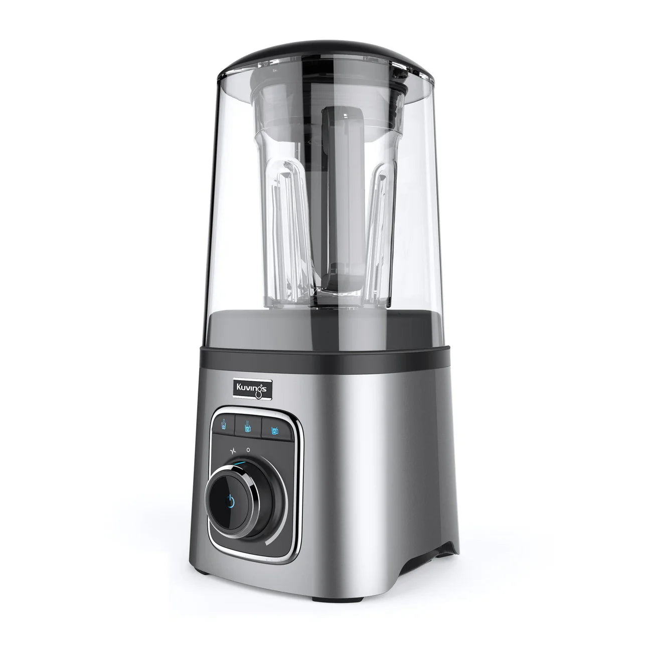 Kuvings SV500S Professional Vacuum Blender - High Power 1500W, Quiet Operation, 64oz BPA-Free Container - Perfect for Smoothies, Soups & Nut Butters - Silver