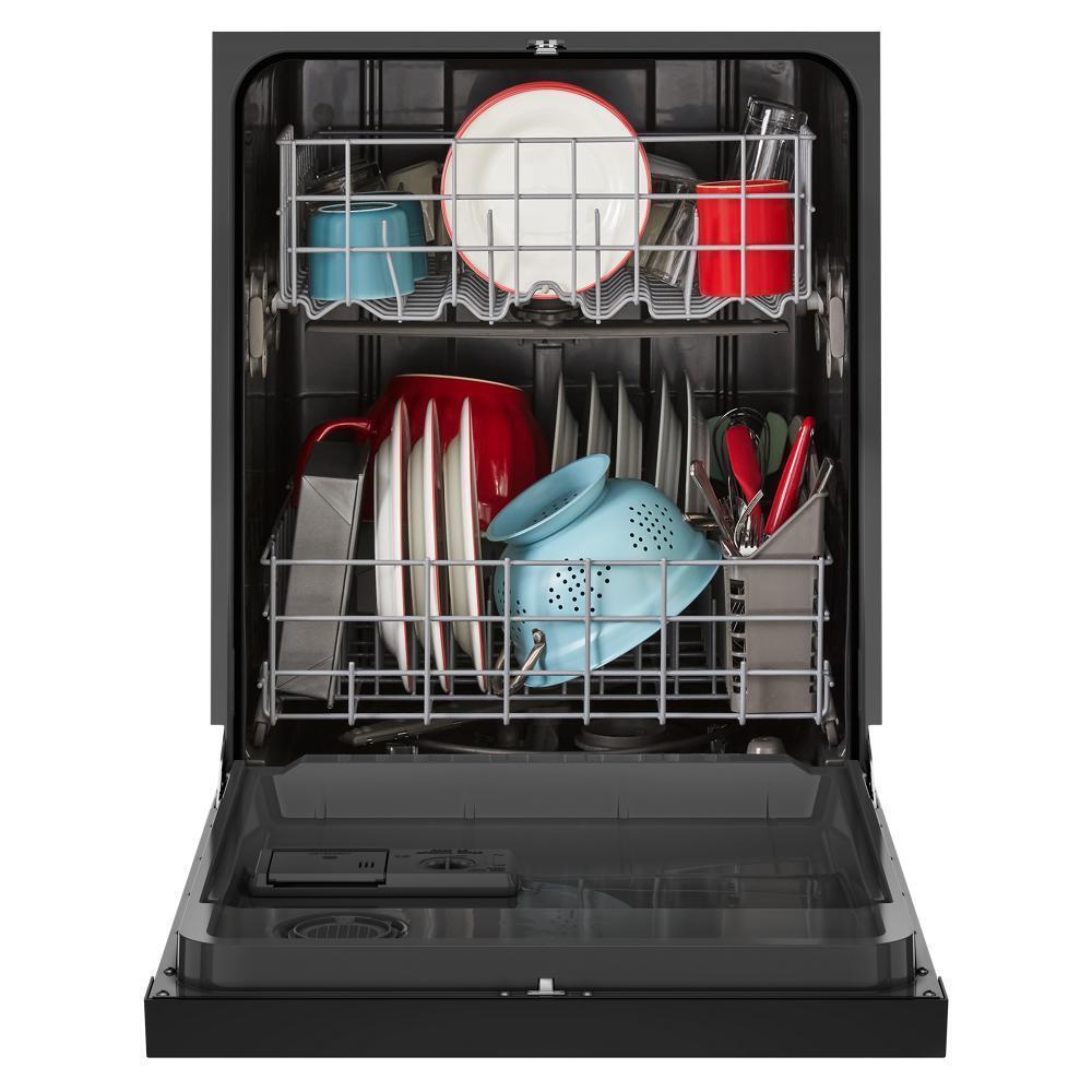 Amana ADFS2524RB 24-Inch Built-In Dishwasher with Midnight Black Interior - Quiet Operation, Energy Efficient, Perfect for Kitchens and Small Spaces