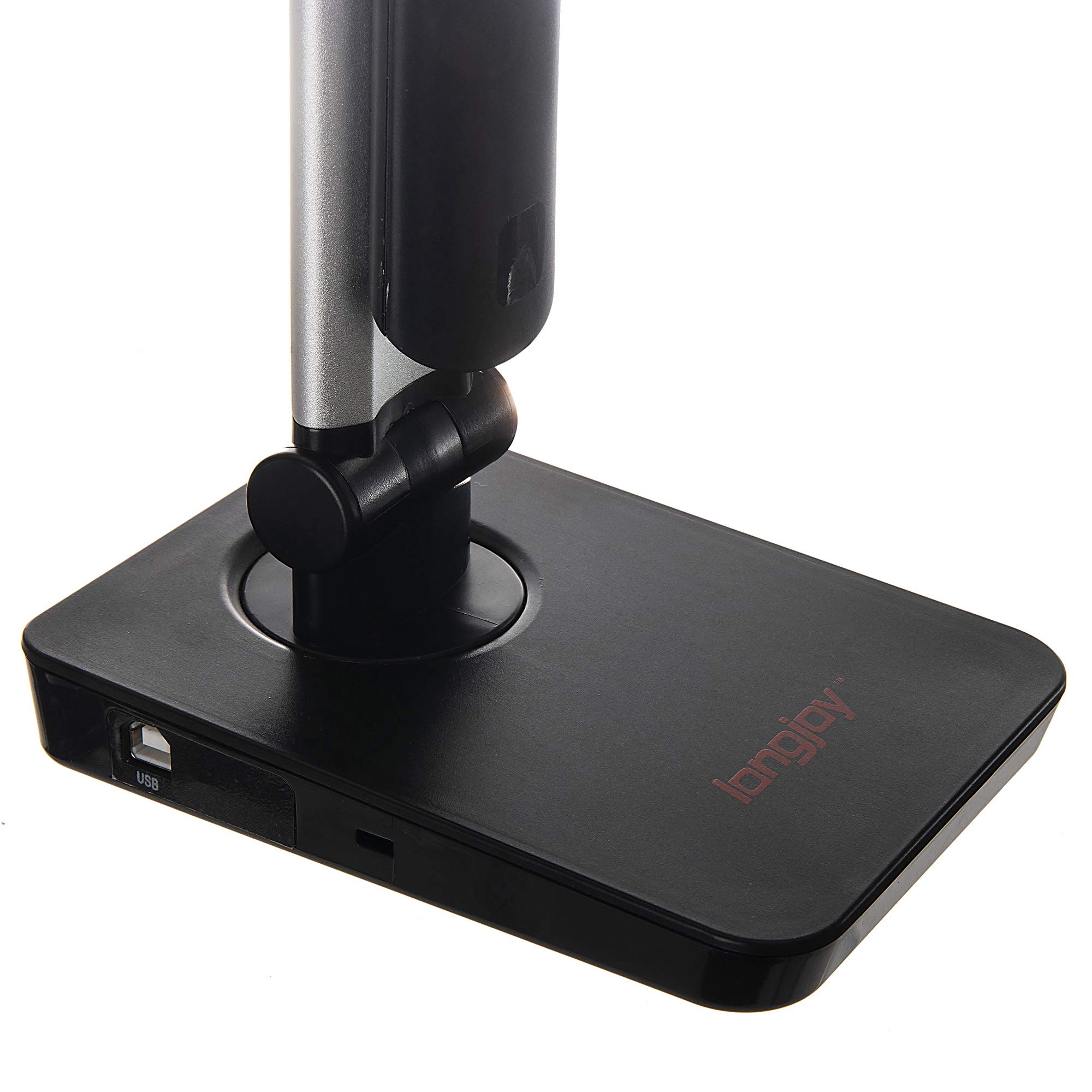 LV-1010 Portable USB Document Scanner Camera - Multi-Angle Adjustable HD Webcam for Online Teaching, Remote Work & Video Conferencing (Black)