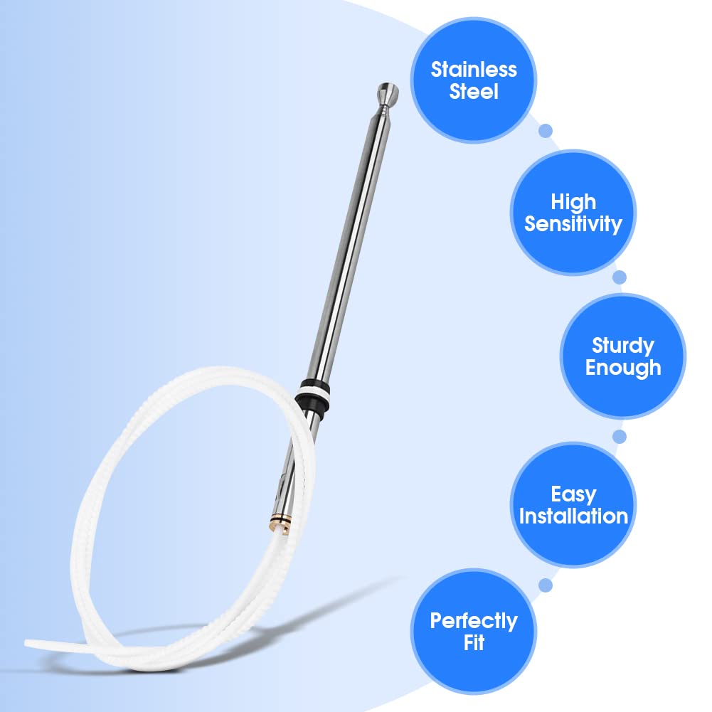 01-07 Car Replacement Power AM/FM Radio Antenna Mast Cable - 86337AF011 - Compatible with Multiple Vehicle Models for Enhanced Radio Reception