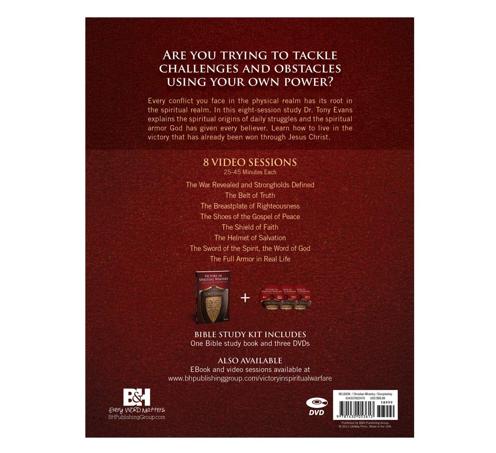 Victory in Spiritual Warfare Bible Study Book - Christian Devotional Guide for Battles & Spiritual Growth | Perfect for Group Studies, Personal Reflection & Church Ministry