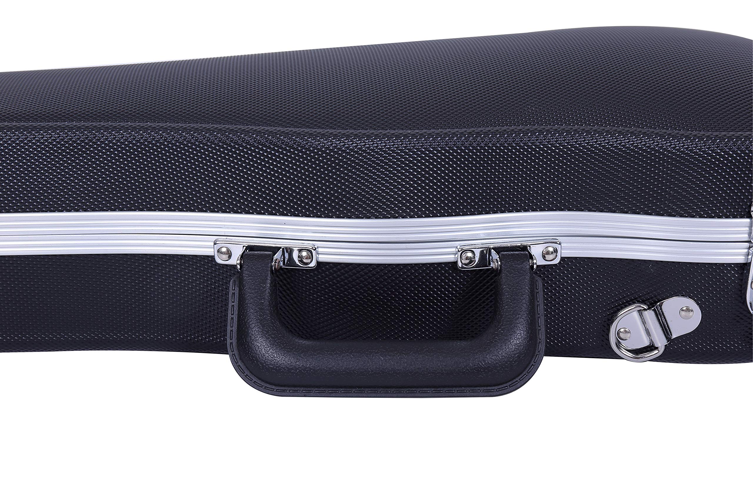 Crossrock 3/4 Violin Case Backpack - Lightweight Durable Black Violin Case with Shoulder Straps & Storage Pocket (CRA800SVTBK) - Perfect for School, Travel & Music Lessons