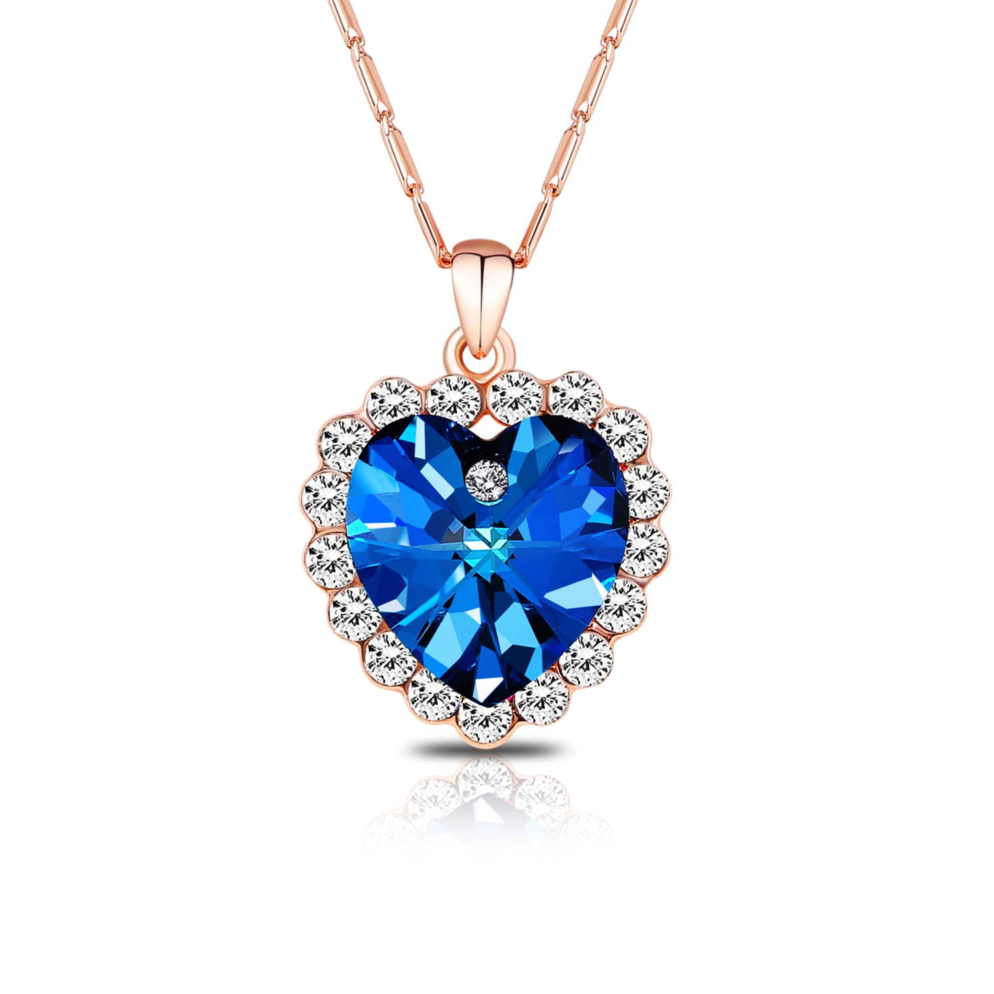 Eternal Preserved Rose Necklace for Women - Romantic Gift for Mom, Wife, Girlfriend, Fiancée | Perfect for Mother's Day, Anniversary, Birthday & Valentine's Day | Elegant Jewelry for Special Occasions & Date Nights