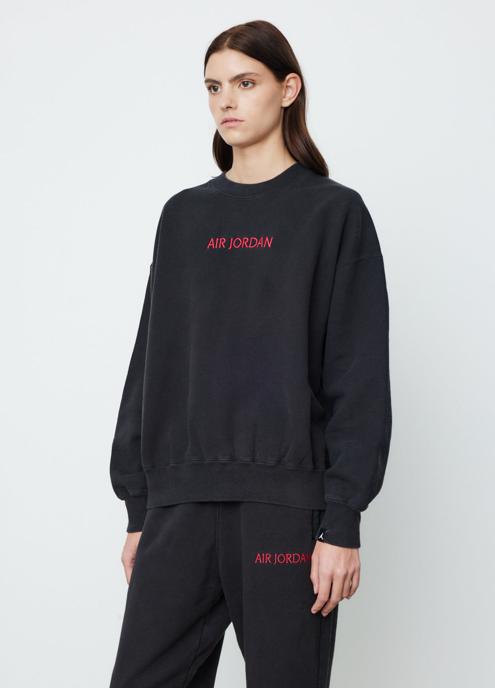 Air Jordan Fleece Crewneck Sweatshirt for Men - Comfortable Winter Pullover Hoodie - Perfect for Basketball, Gym & Casual Wear
