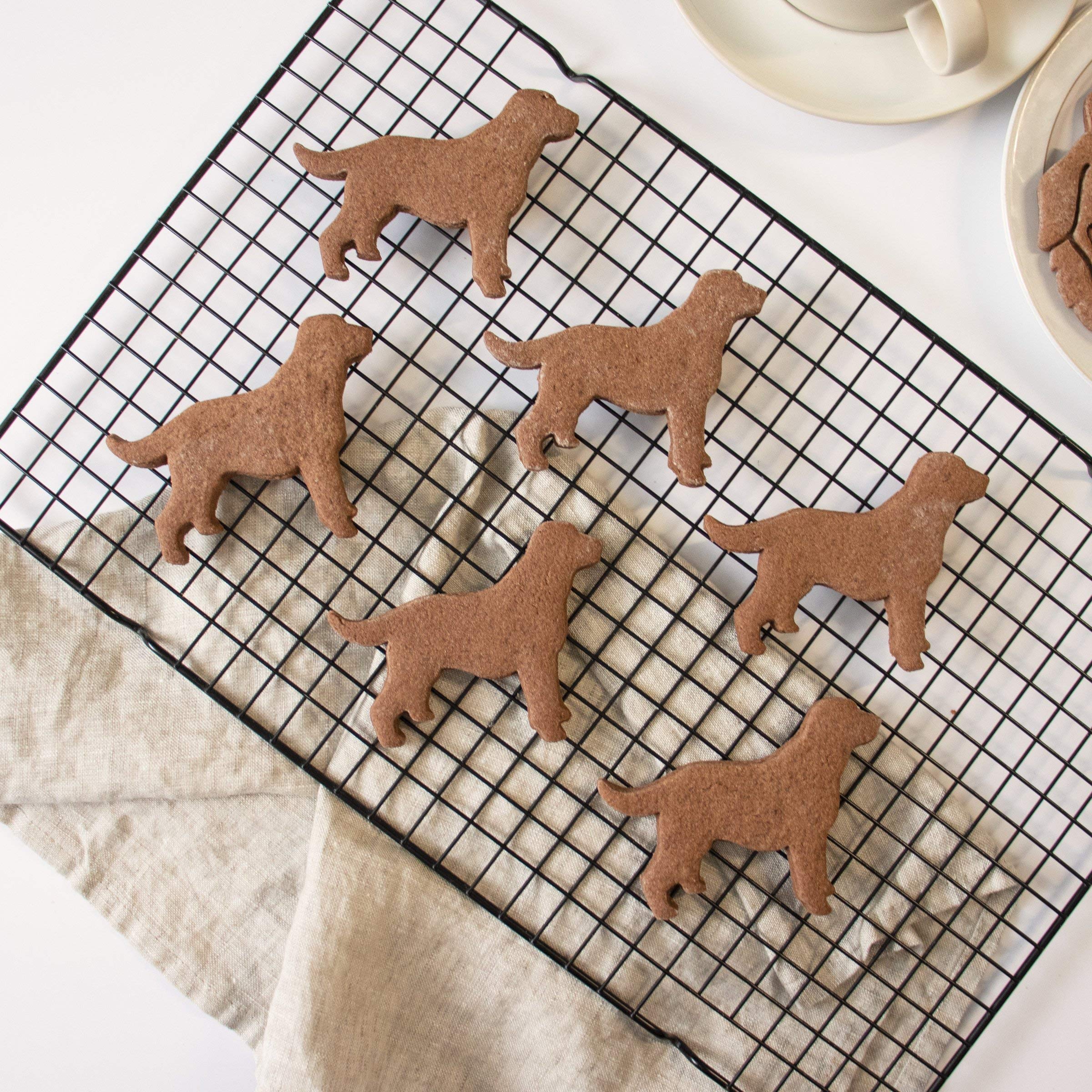 Labrador Retriever Cookie Cutter - Stainless Steel Dog Bone Shaped Biscuit Cutter for Baking, Cake Decorating & DIY Dog Treats - Perfect for Pet Lovers & Home Bakers