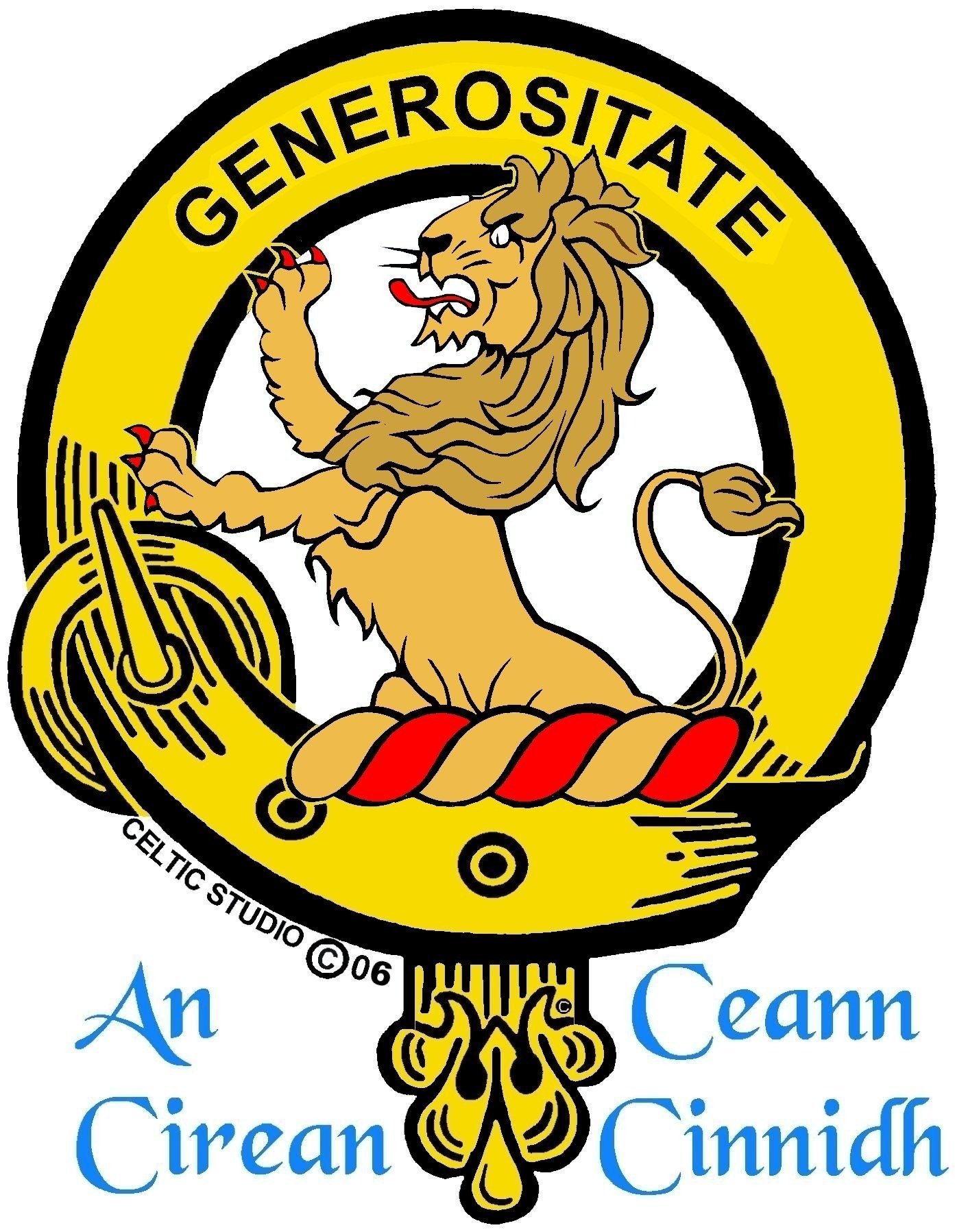 Nicholson Scottish Clan Crest Badge Sporran - Authentic Lion Design for Traditional Highland Dress & Scottish Events