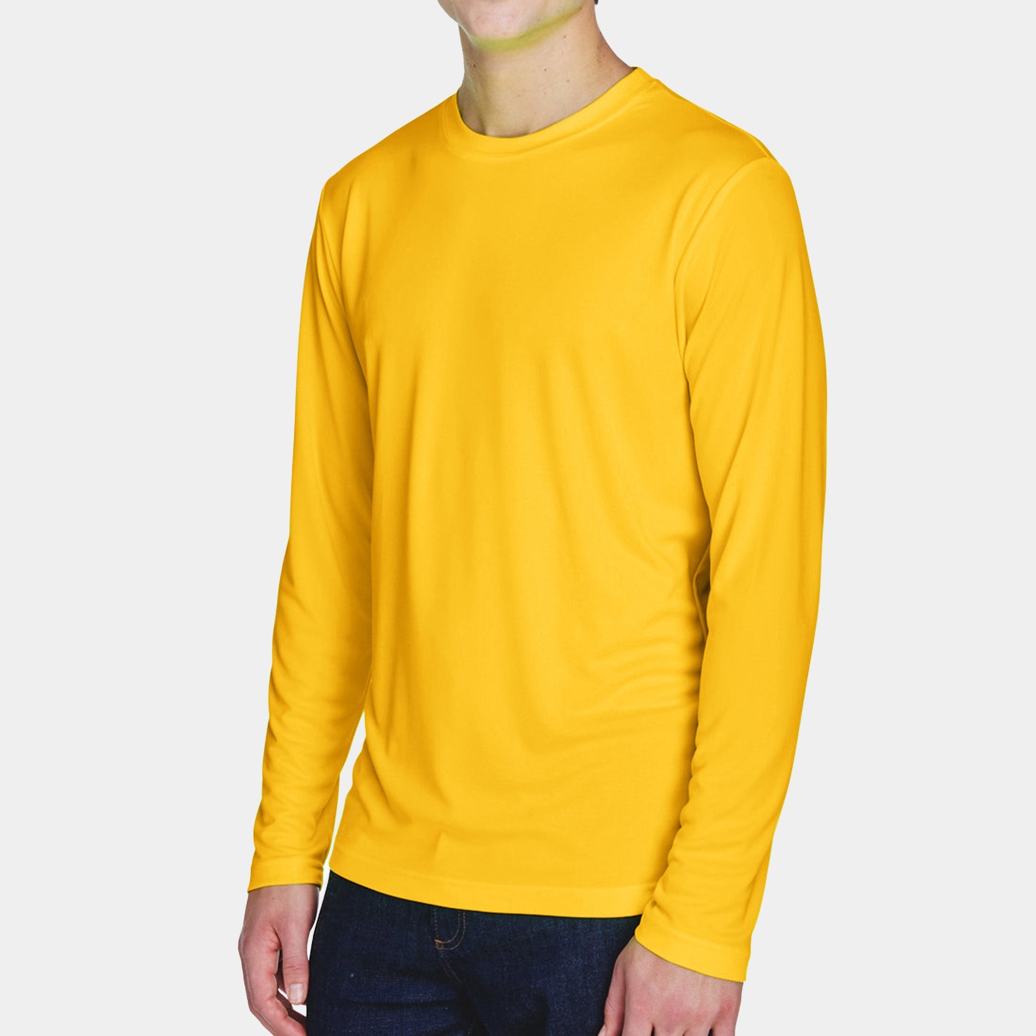 Men's Long Sleeve T-Shirt - Soft Cotton Crewneck Casual Shirt for Everyday Wear | Perfect for Work, Travel & Outdoor Activities