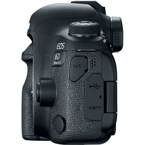 Canon EOS 6D Mark II DSLR Camera with 24-105mm f/3.5-5.6 Lens Kit - 128GB Card, Backpack, Flash, Diffuser, Battery & Charger, Filters - Perfect for Professional Photography, Travel & Outdoor Shooting