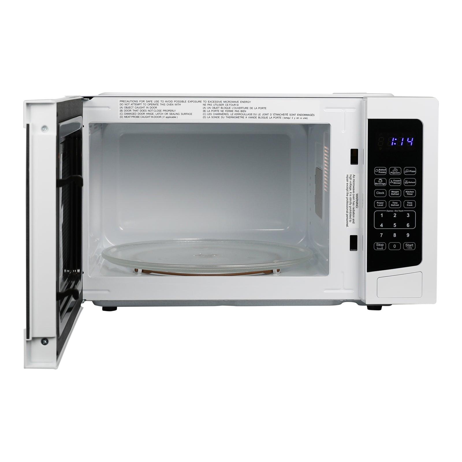 Avanti MT115V1B 1.1 Cu. Ft. Black Countertop Microwave Oven - Compact Space-Saving Design for Dorms, Apartments & Small Kitchens
