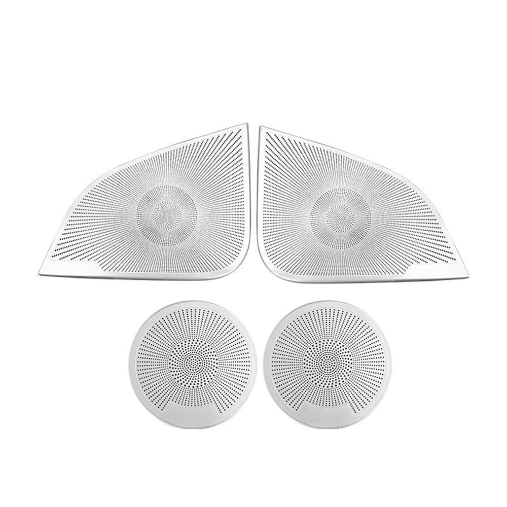 Premium Tesla Model Y Speaker Cover Trim (2021-2024) - Durable Car Door Speaker Grille Protector & Decorative Sticker - Perfect for Interior Upgrade & Sound System Protection