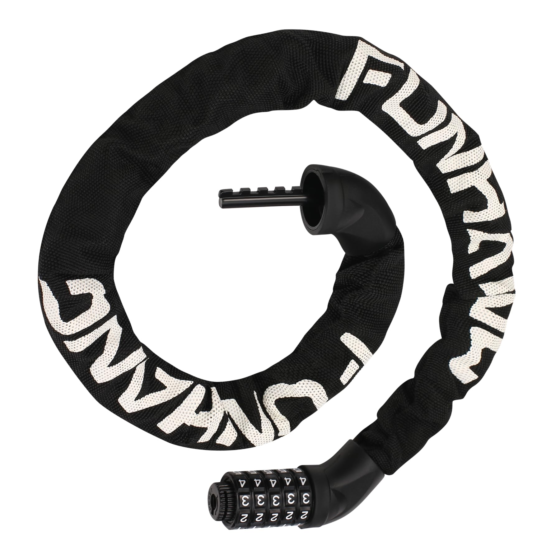 Heavy Duty 5-Digit Combination Bike Chain Lock - 6mm Thick Anti-Theft Security Bicycle Lock with Resettable Keyless Code (3.2FT Length) for eBikes, Motorcycles, Scooters, Gates & Fences | Perfect for Urban Commuting, Outdoor Adventures & Home Security