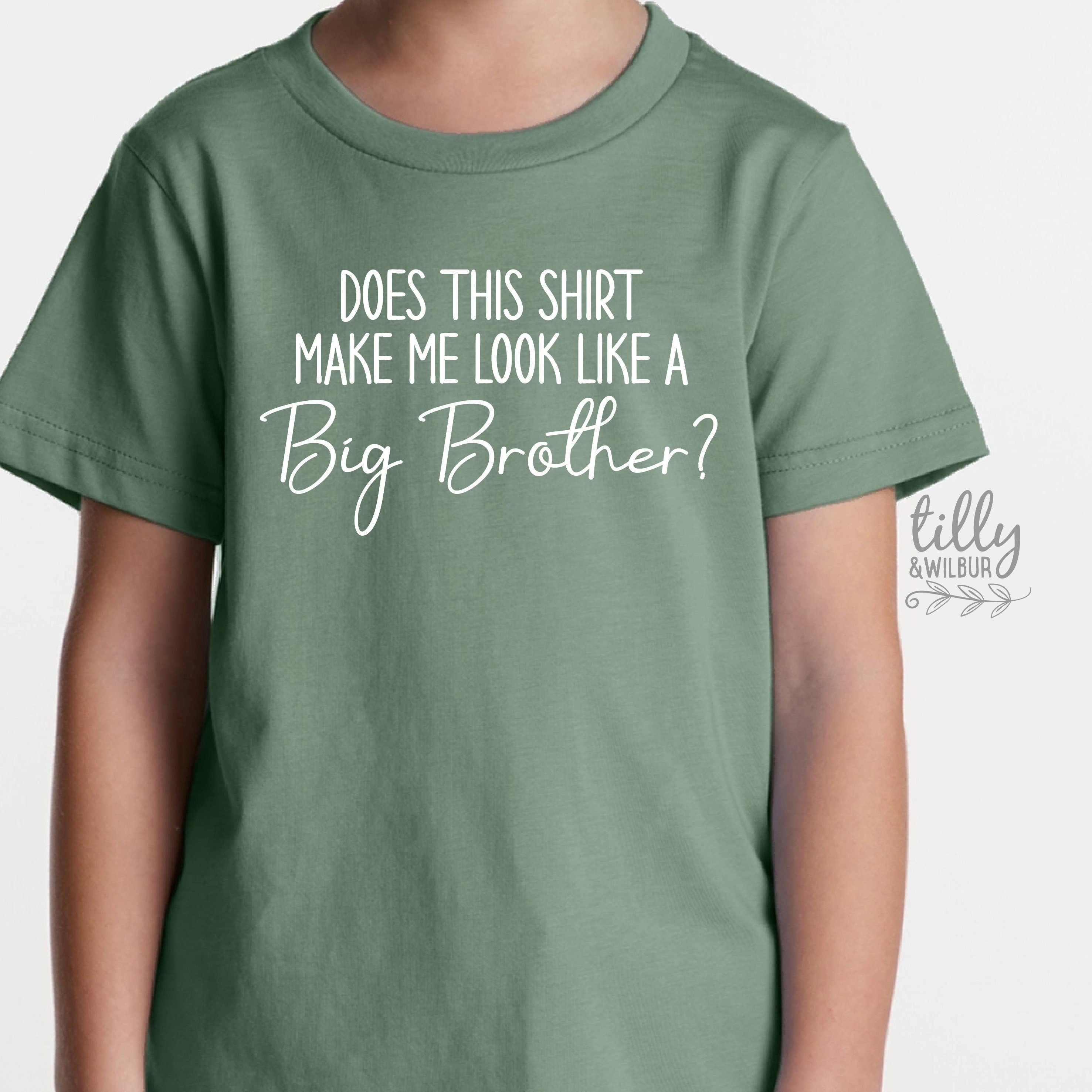 Big Brother T-Shirt - Funny Sibling Tee for Men & Women - Perfect for Family Reunions, Birthday Gifts, and Sibling Bonding Moments