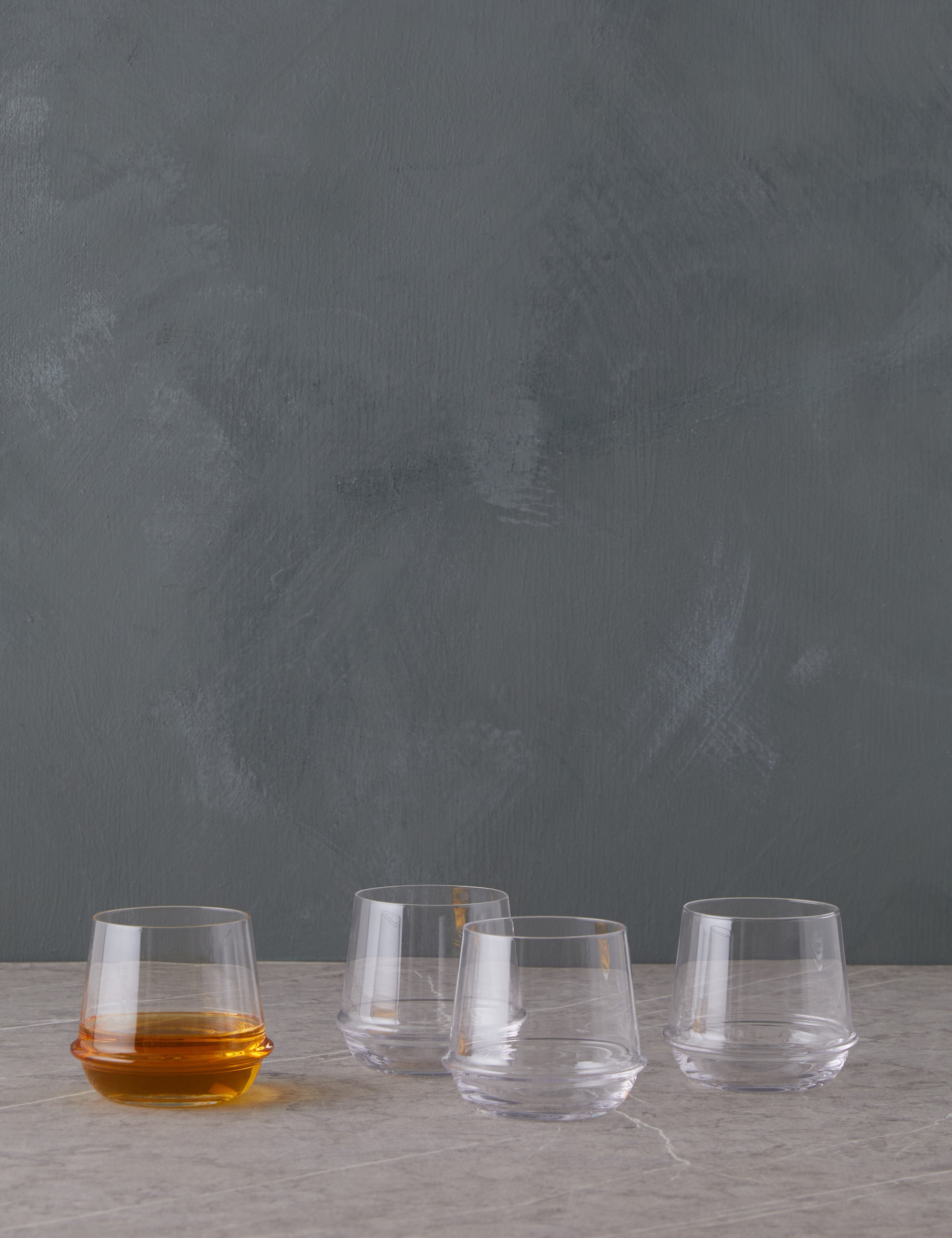 Kelly Wearstler x Serax Dune Glassware Set - Elegant Drinking Glasses for Wine, Cocktails & Water - Perfect for Home Entertaining & Dining Decor