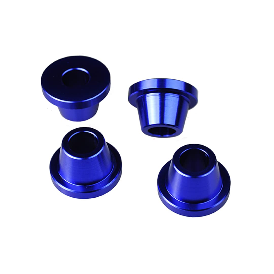 SCAR Handle Bar Rubber Killer Cushion Damper Solid Cones Bushing for YAMAHA YZF YZFX WRF 250 450 YZ450F WR250F WR450F YZ450FX (2014-2024) - Blue | Vibration Dampening Motorcycle Accessory for Off-Road & Trail Riding