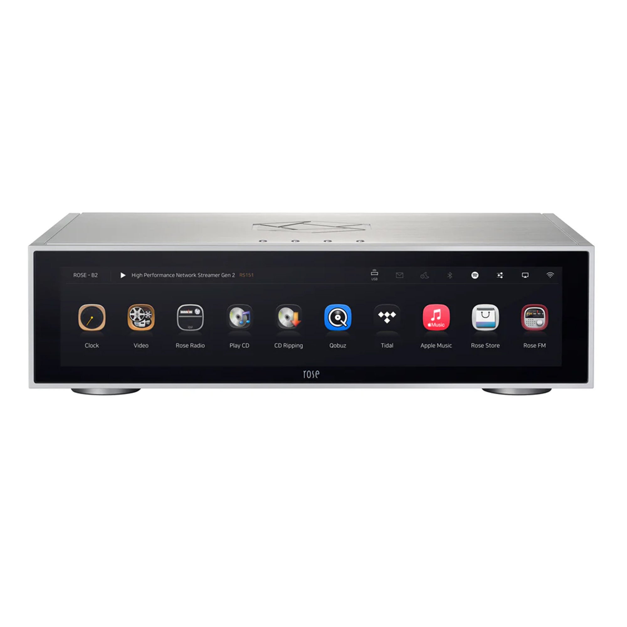 HiFi ROSE RS151 High Performance Network Audio Streamer - Premium Wireless Music Player for Home Theater & Audiophile Systems