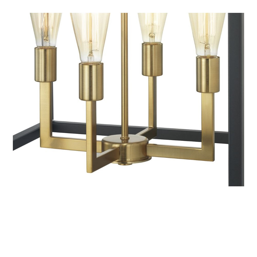 Draper 4-Light Modern Pendant Lighting Fixture - Perfect for Kitchen Island, Dining Room & Living Room Ceiling Decor