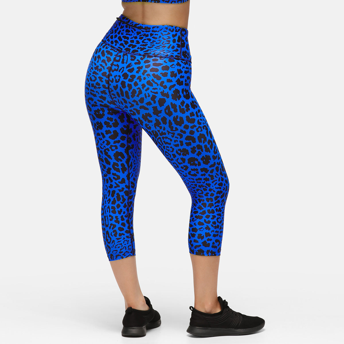Cobalt Cat Capri - Stylish Women's Capri Pants for Casual Wear & Summer Outfits | Comfortable & Trendy Lounge Pants for Yoga, Travel & Everyday Fashion
