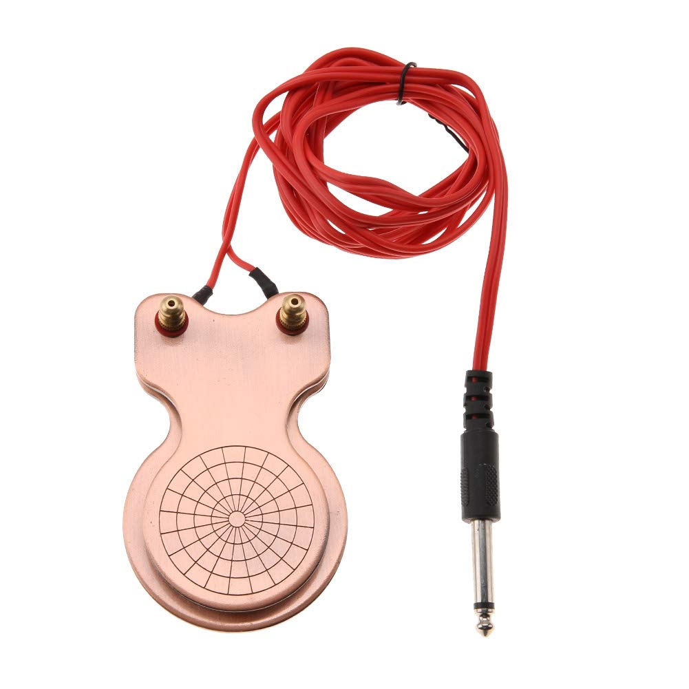 Professional Tattoo Foot Pedal Switch - Heavy Duty Iron Foot Controller for Tattoo Machines | Perfect for Tattoo Artists, Permanent Makeup & Body Art Studios