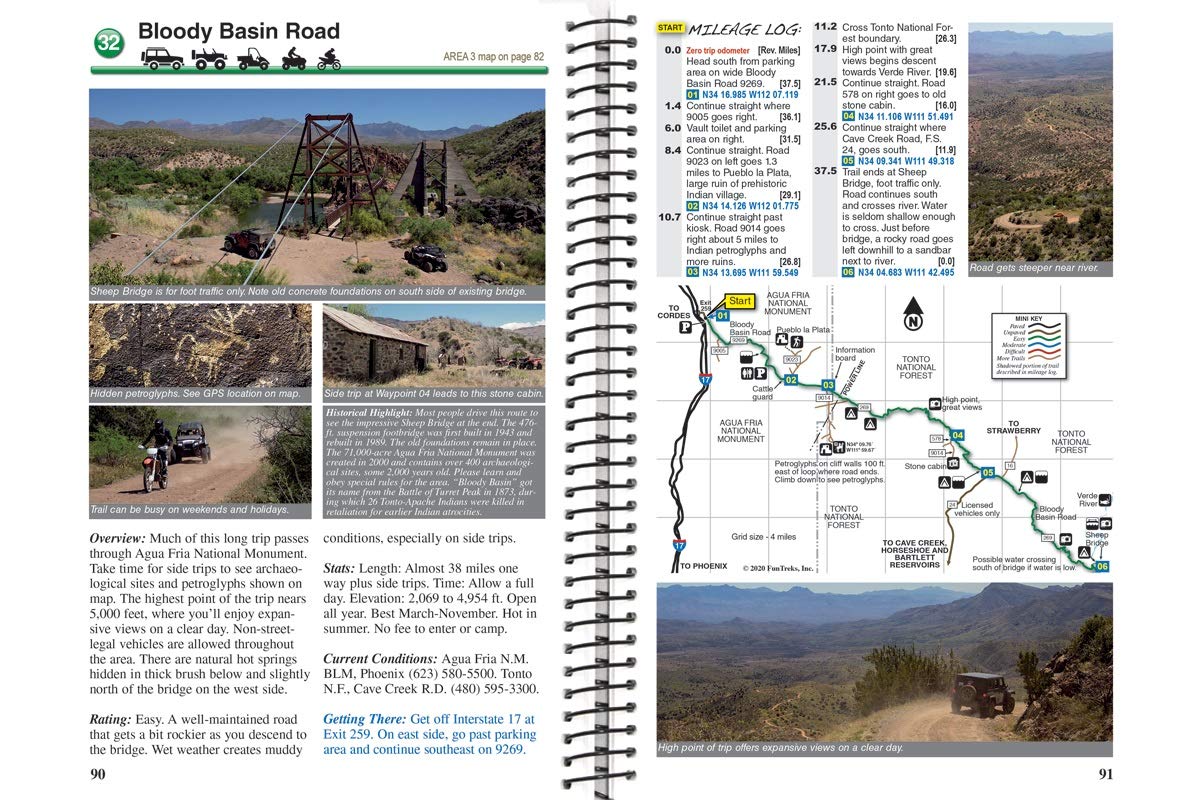 Arizona Backroads & 4WD Trails Guide Book - Ultimate Off-Road Adventure Guide for Jeep, Truck & SUV Enthusiasts | Explore AZ Desert & Mountain Scenic Routes