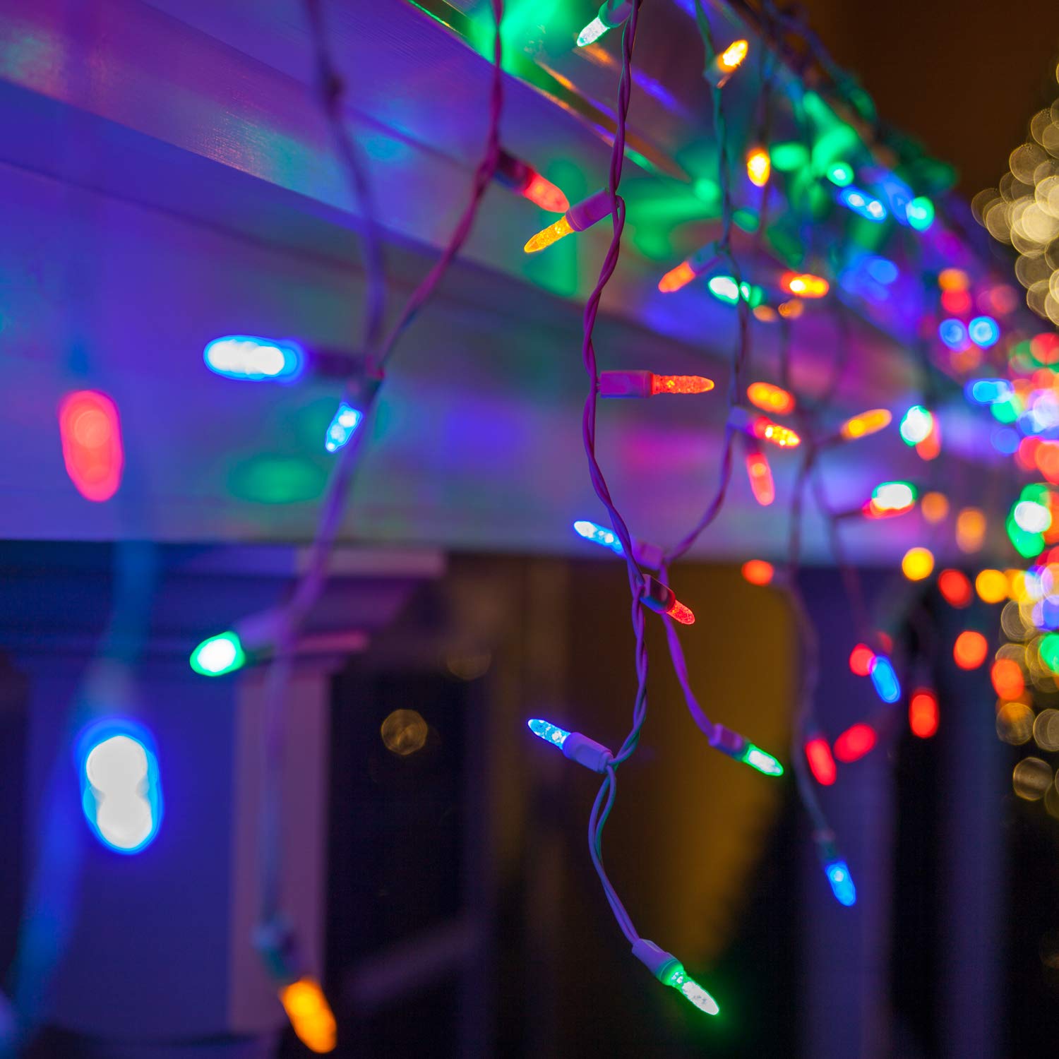 A Magical Christmas with M5 Multicolor LED Icicle Lights