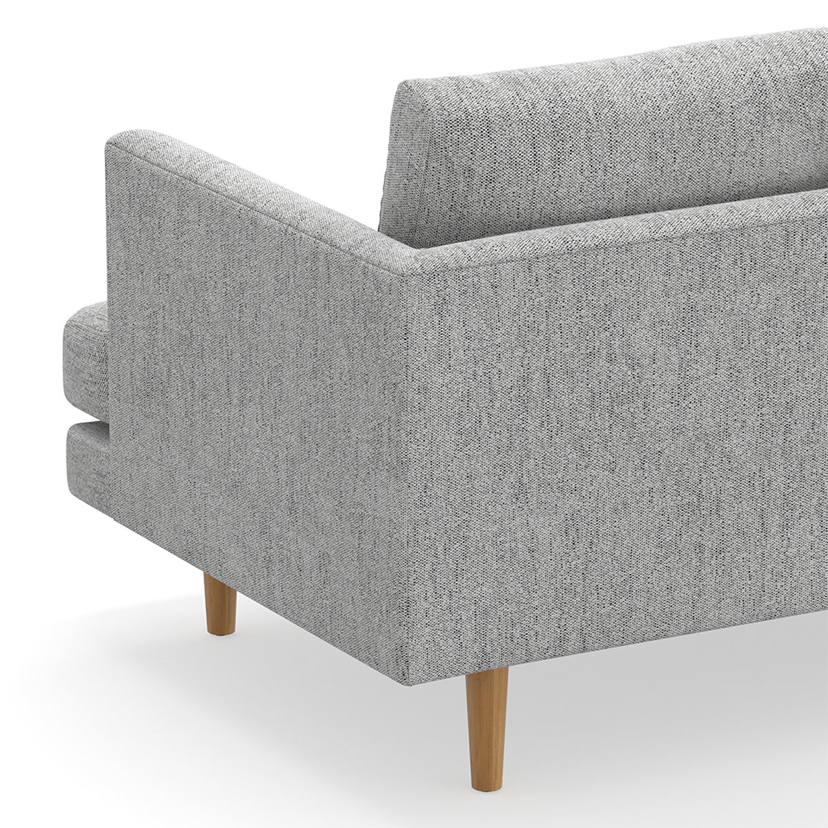 Jaspa Linen 3-Seater Sofa - Modern Living Room Furniture for Small Spaces | Comfortable Couch for Apartments, Condos & Cozy Homes