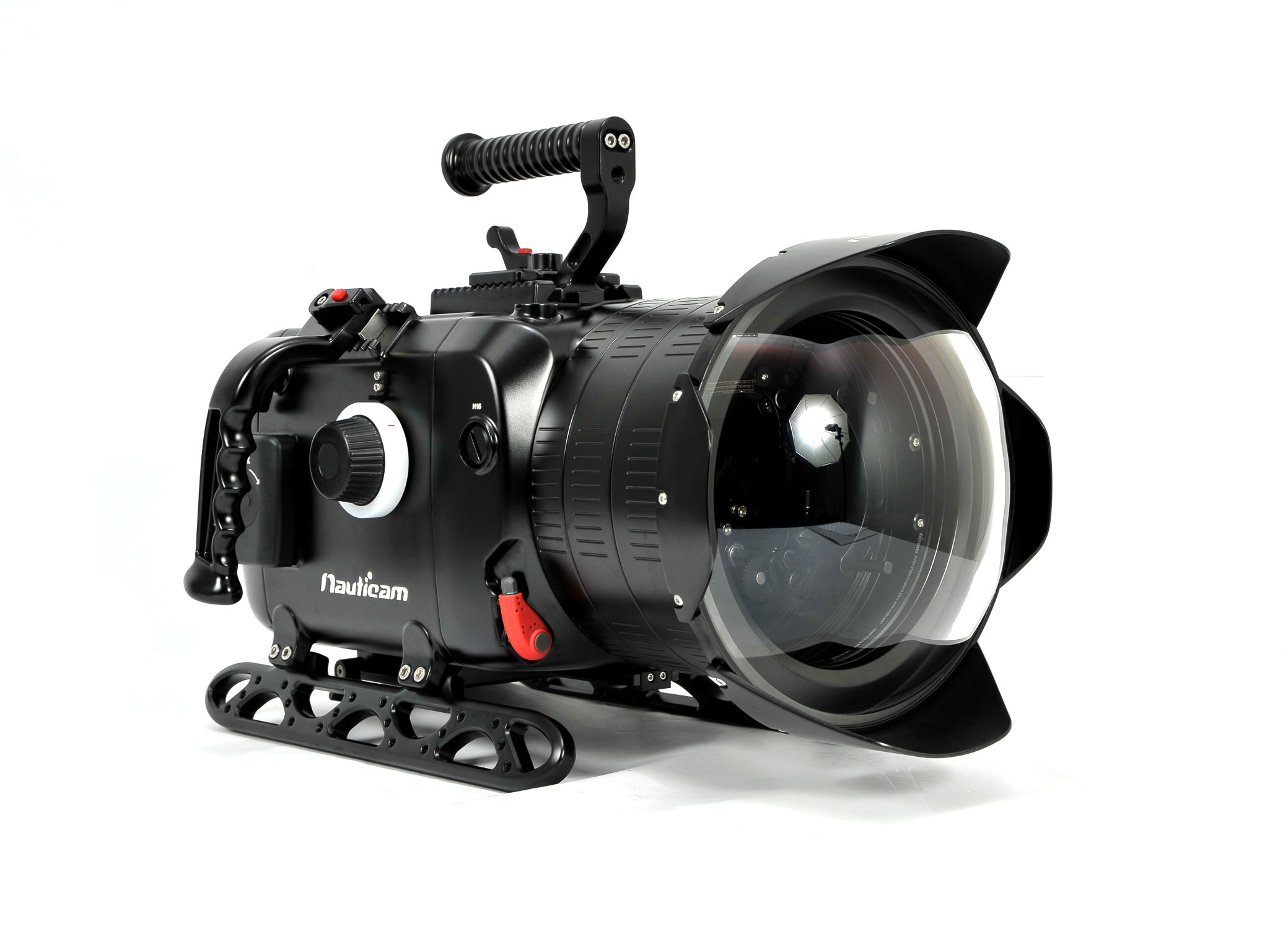 ARRI ALEXA Mini Camera Digital Cinema System with N200 250mm Optical Glass Wide Angle Dome Port, Extension Rings 30/40/50 & Lens Control Drive Shafts - Professional Underwater Filmmaking & Cinematic Shots